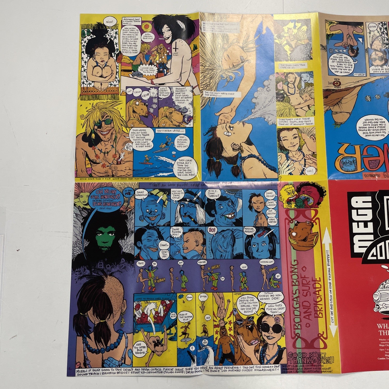 Deadline Magazine #33 1991 Tank Girl Poster Mag **no magazine5