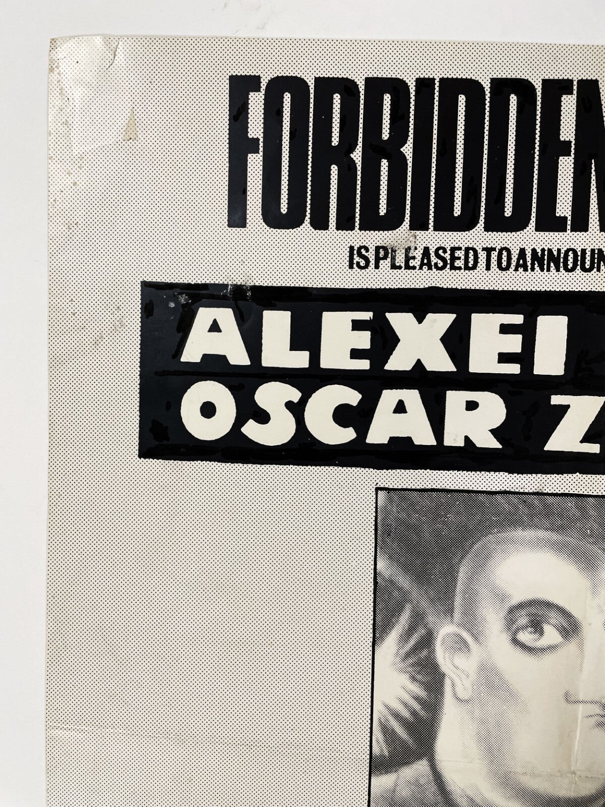Original Forbidden Planet Poster Alexei Sayle Oscar Zarate Signing Comic History7