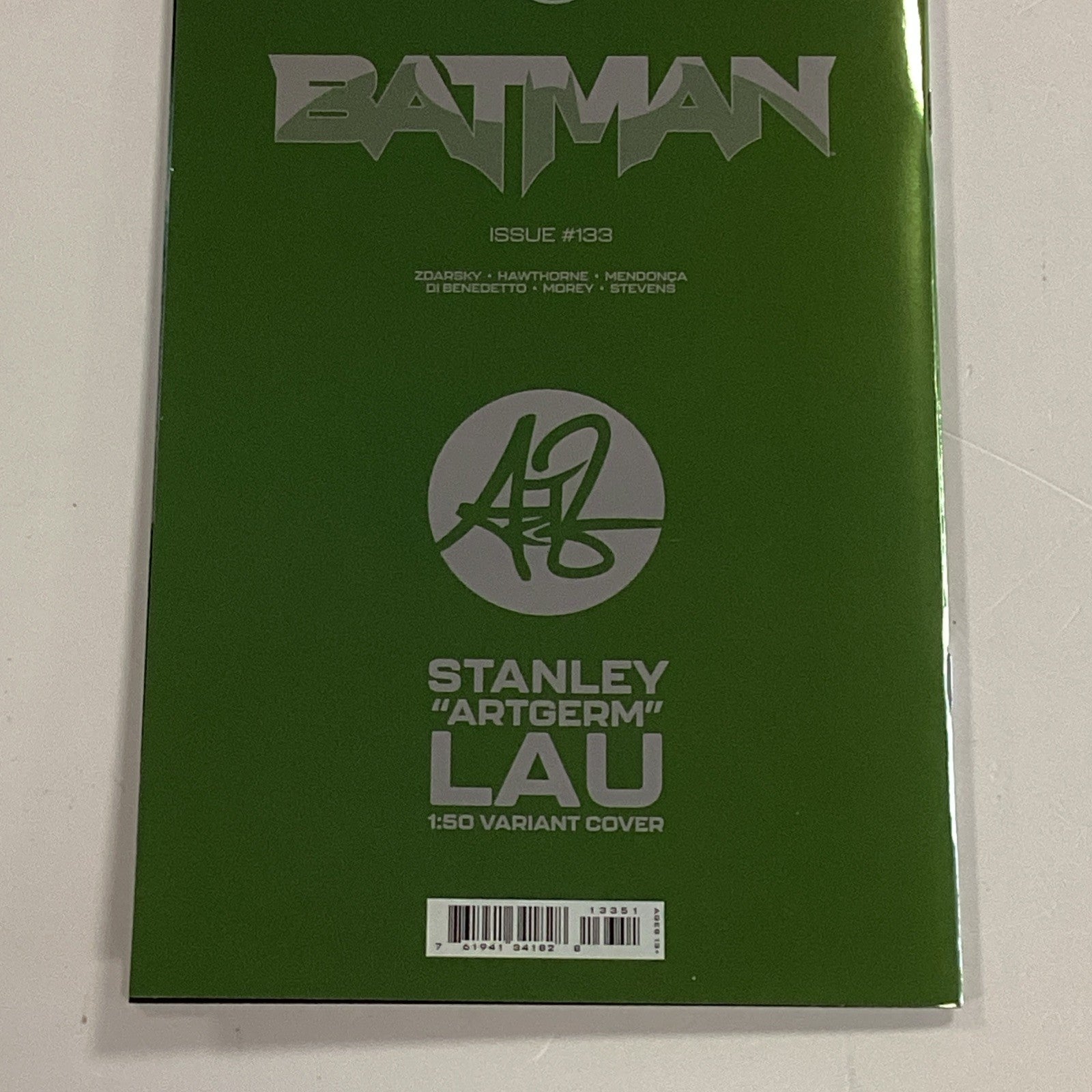 Batman #133 2023 NM 1:50 Stanley Artgerm Lau Foil Variant5