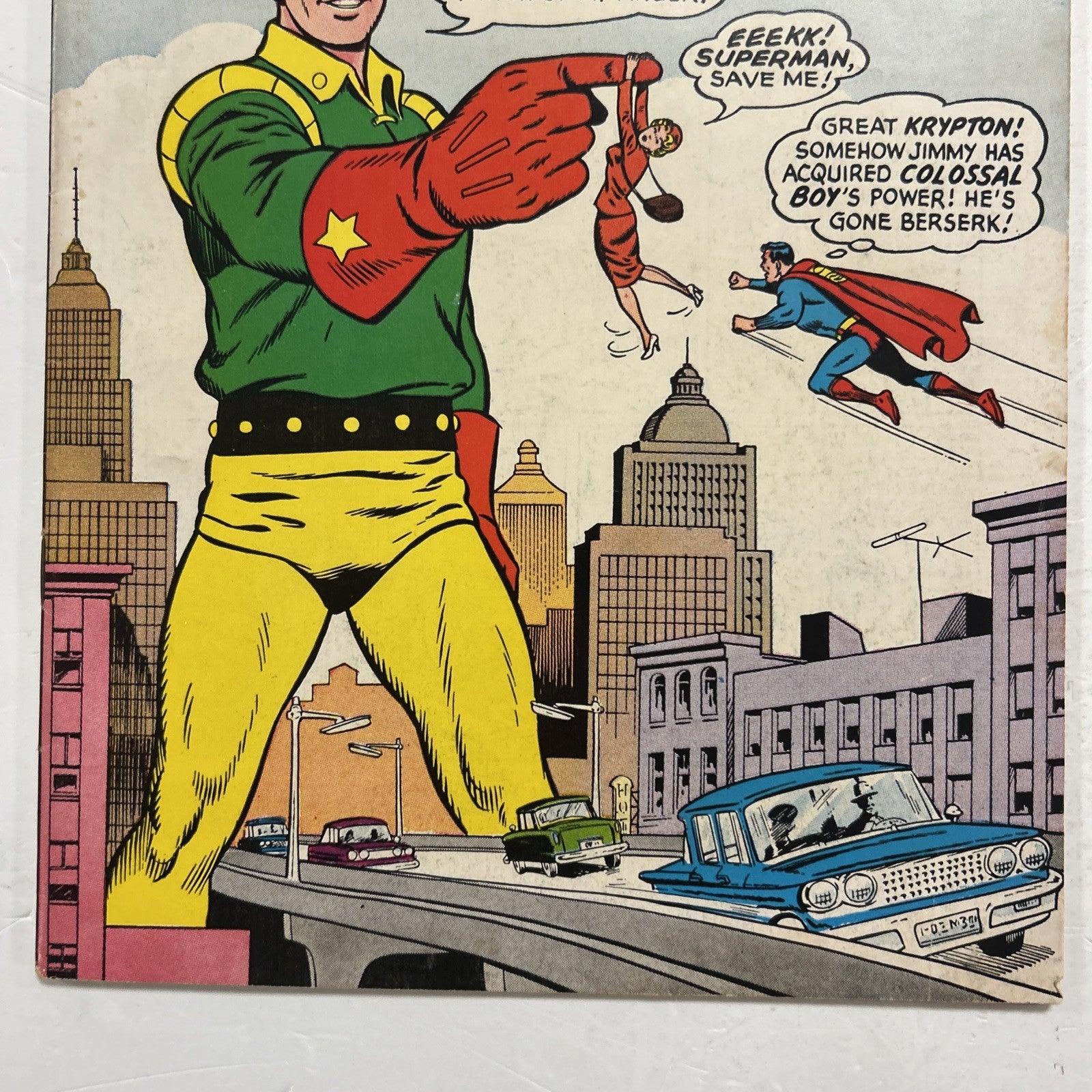 Superman's Pal Jimmy Olsen #77 1964 VG Pence Stamp2