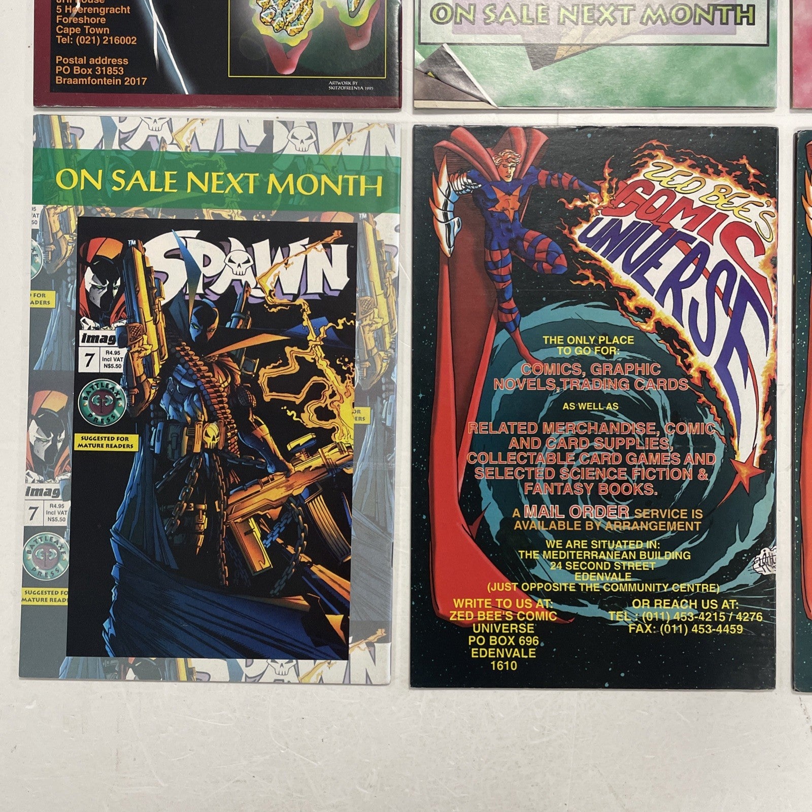 Spawn #1-10 1995 RSA Battleaxe South African Reprints Complete Image McFarlane12
