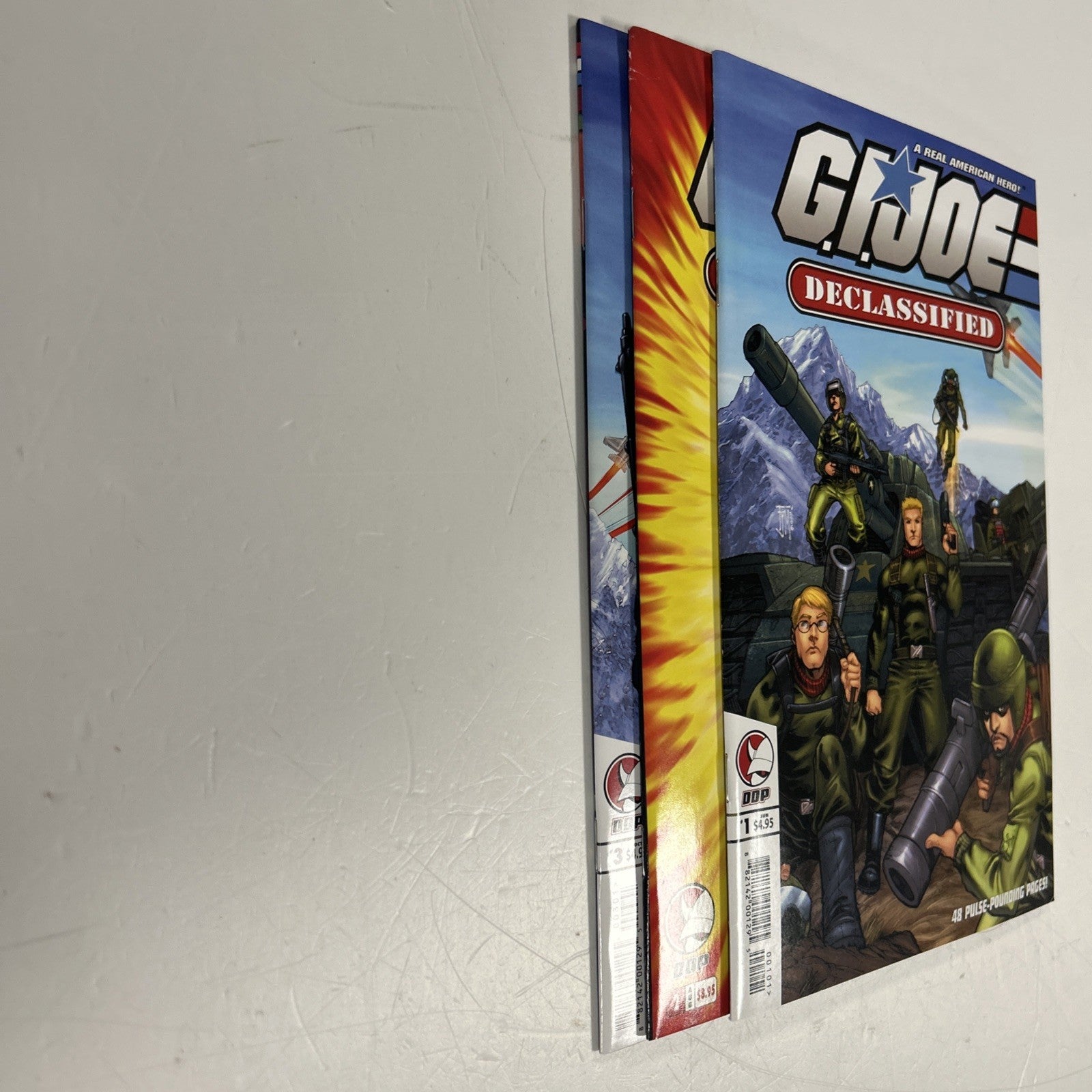 GI Joe Declassified #1-3 2006 #2 is variant cover Complete Set DDP9
