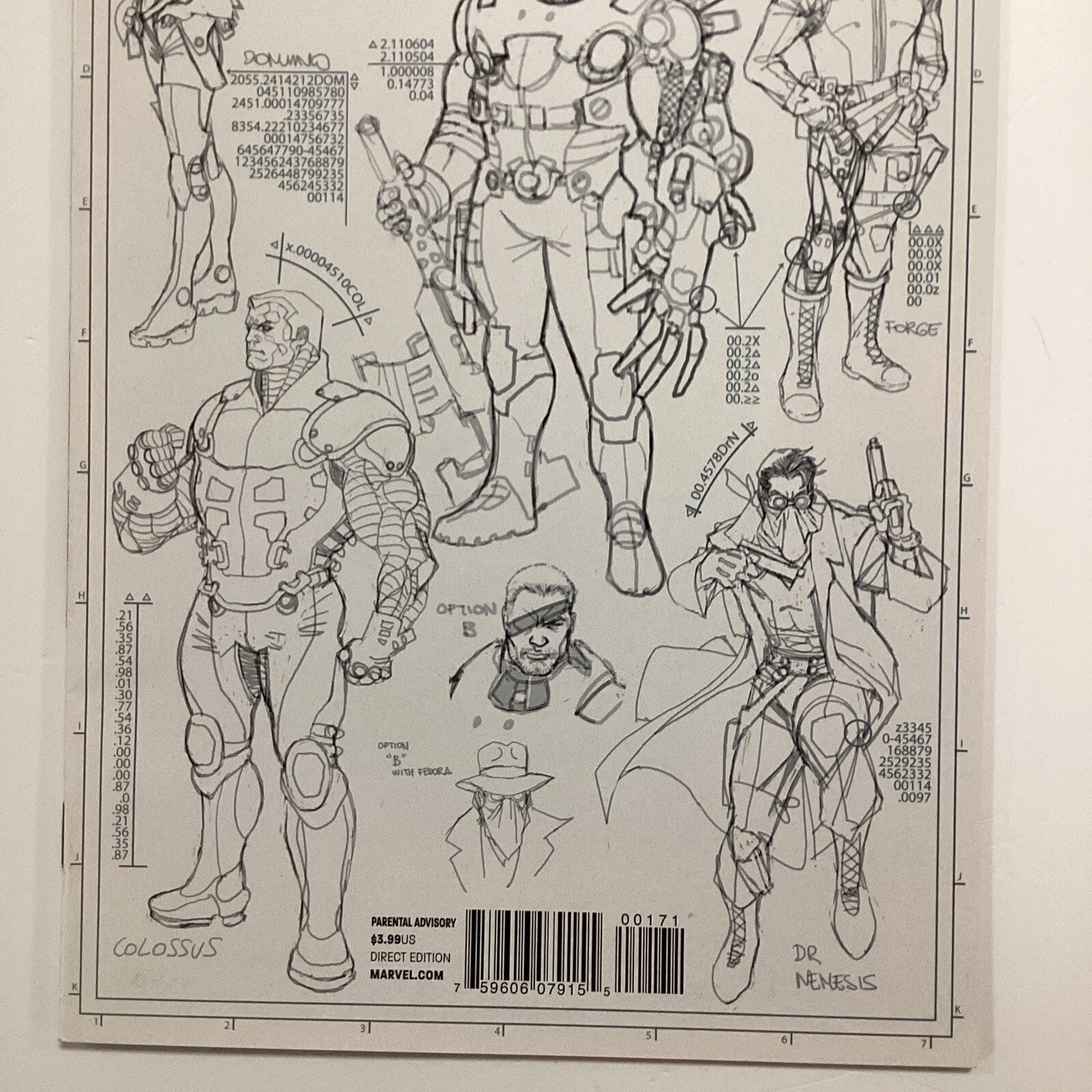 Cable And X-force #1 2013 NM 1:50 Larroca Design Variant2