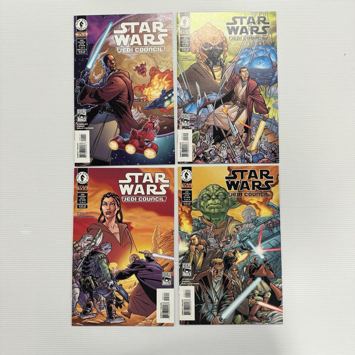 Star Wars Jedi Council Acts Of War #1-4 2000 NM Complete Set Dark Horse