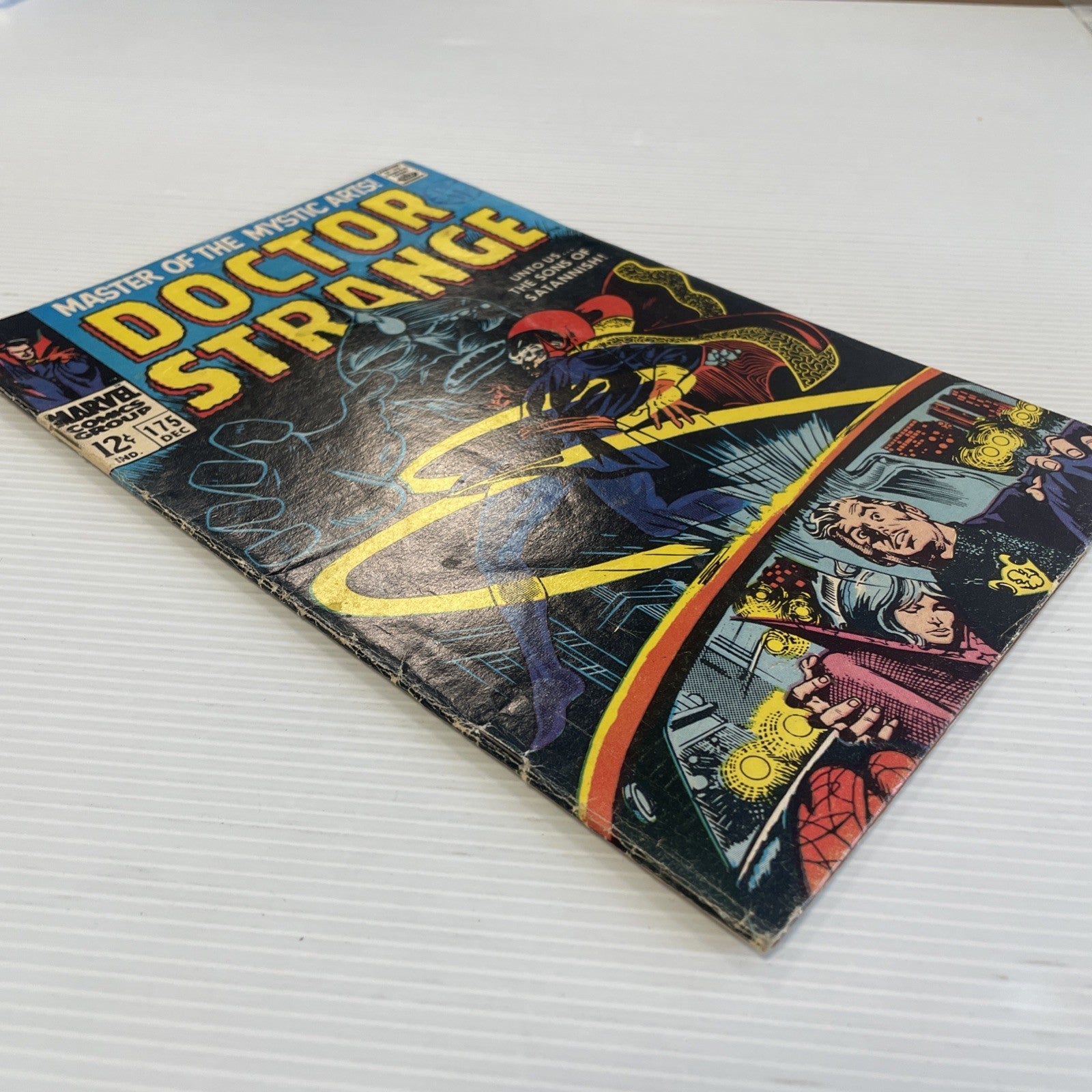 Doctor Strange #175 1968 VG- 2nd Appearance of Satannish Pence Stamp3