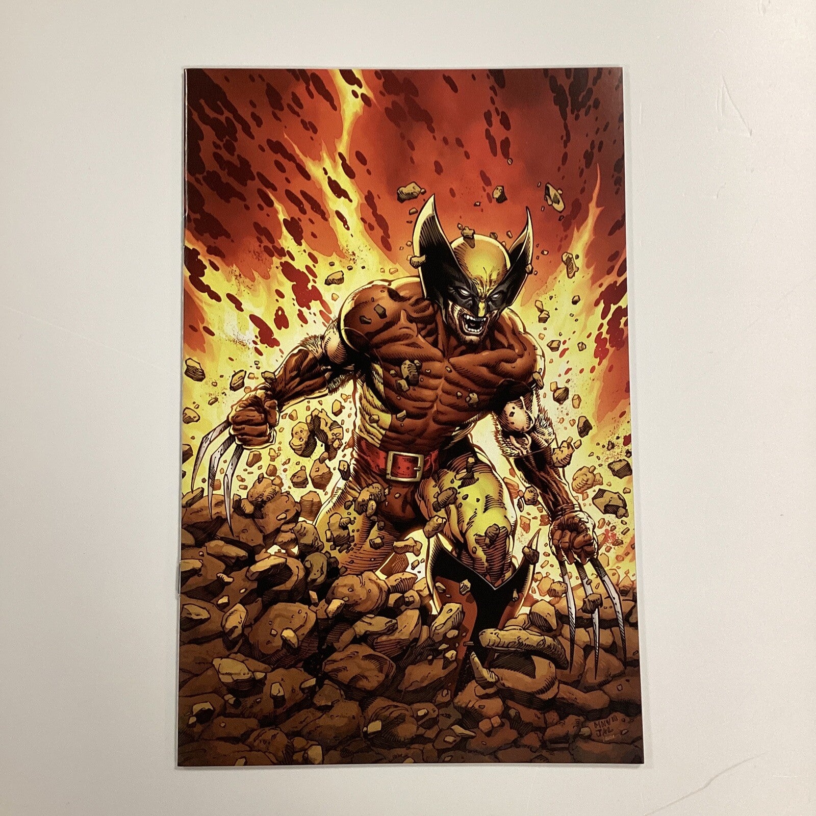 Return Of Wolverine #1 2018 NM Mcniven 1:300 Brown Costume Virgin Variant0