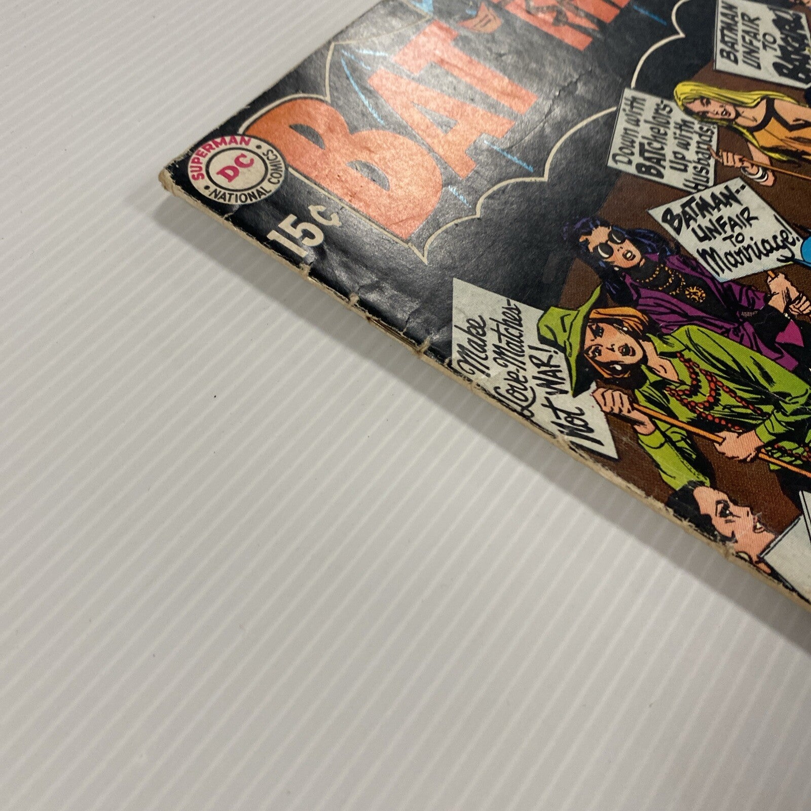 Batman #214 1969 VG Pence Stamp *Pen on cover6