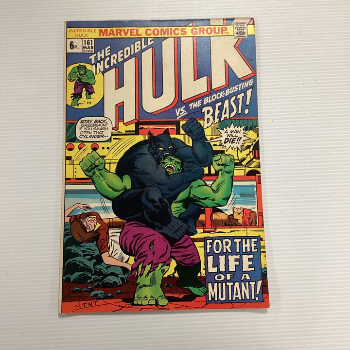 Incredible Hulk #161 1973 FN/VF Pence Copy