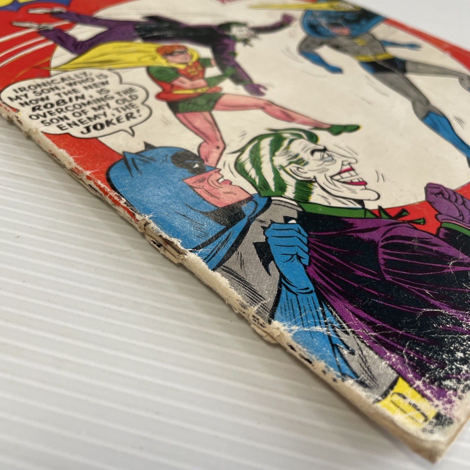 Batman #145 1962 GD Pence Stamp **Water damage, cover detached at bottom staple,5