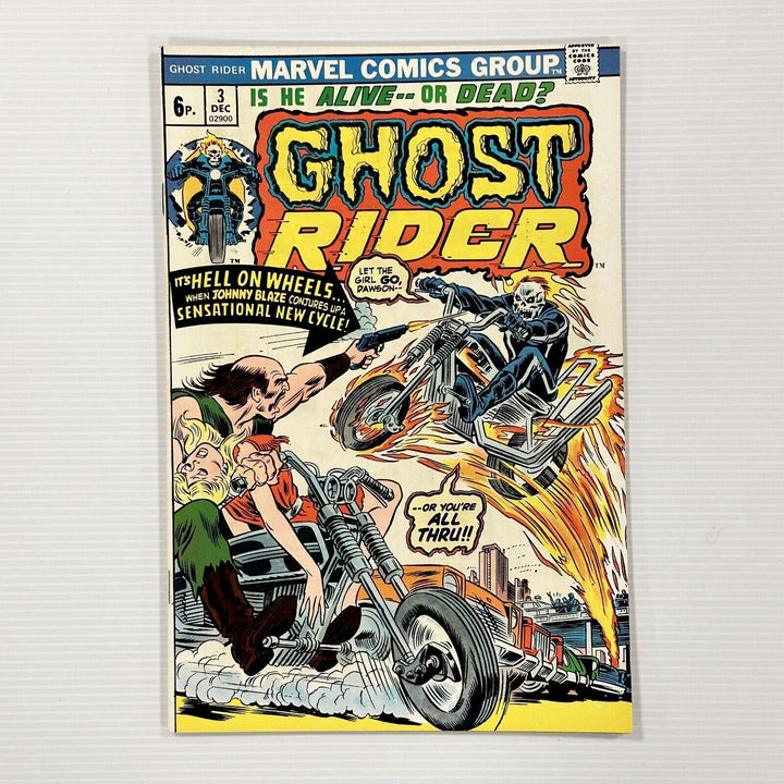 Ghost Rider #3 1973 VF Pence Copy