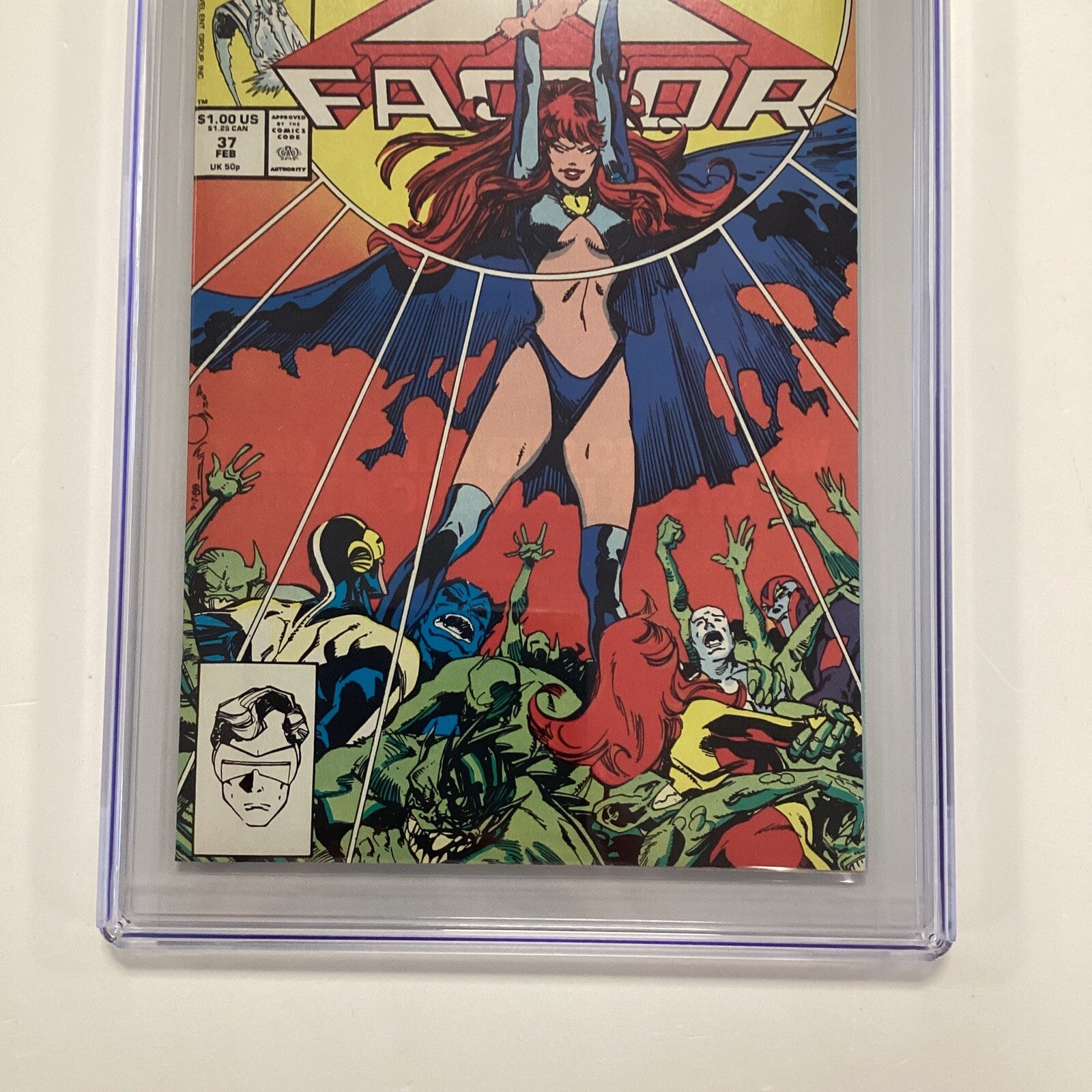 X-Factor #37 1989 CGC 9.8 White Pages Simonson Cover2