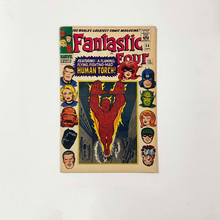 Fantastic Four #54 VF Raw Comic Pence Copy 1966