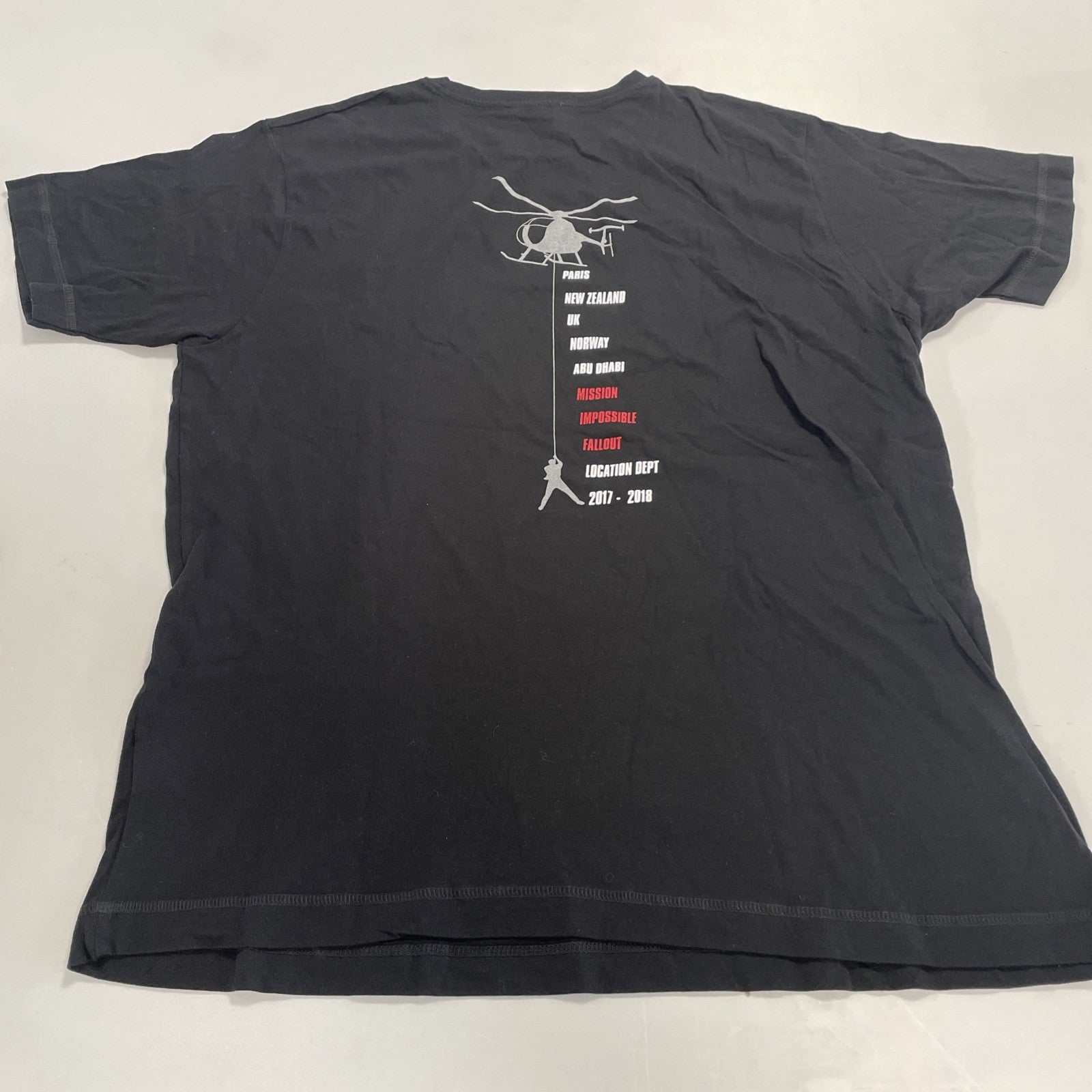 Mission: Impossible Fallout 5 Fallout Location Department Production T-Shirt3
