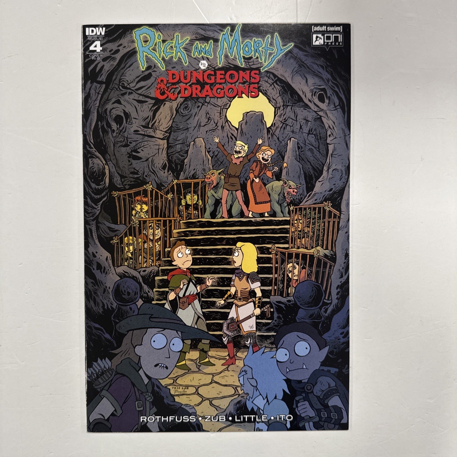 Rick & Morty Vs Dungeons & Dragons #4 2019 1:20 Tess Fowler Variant0