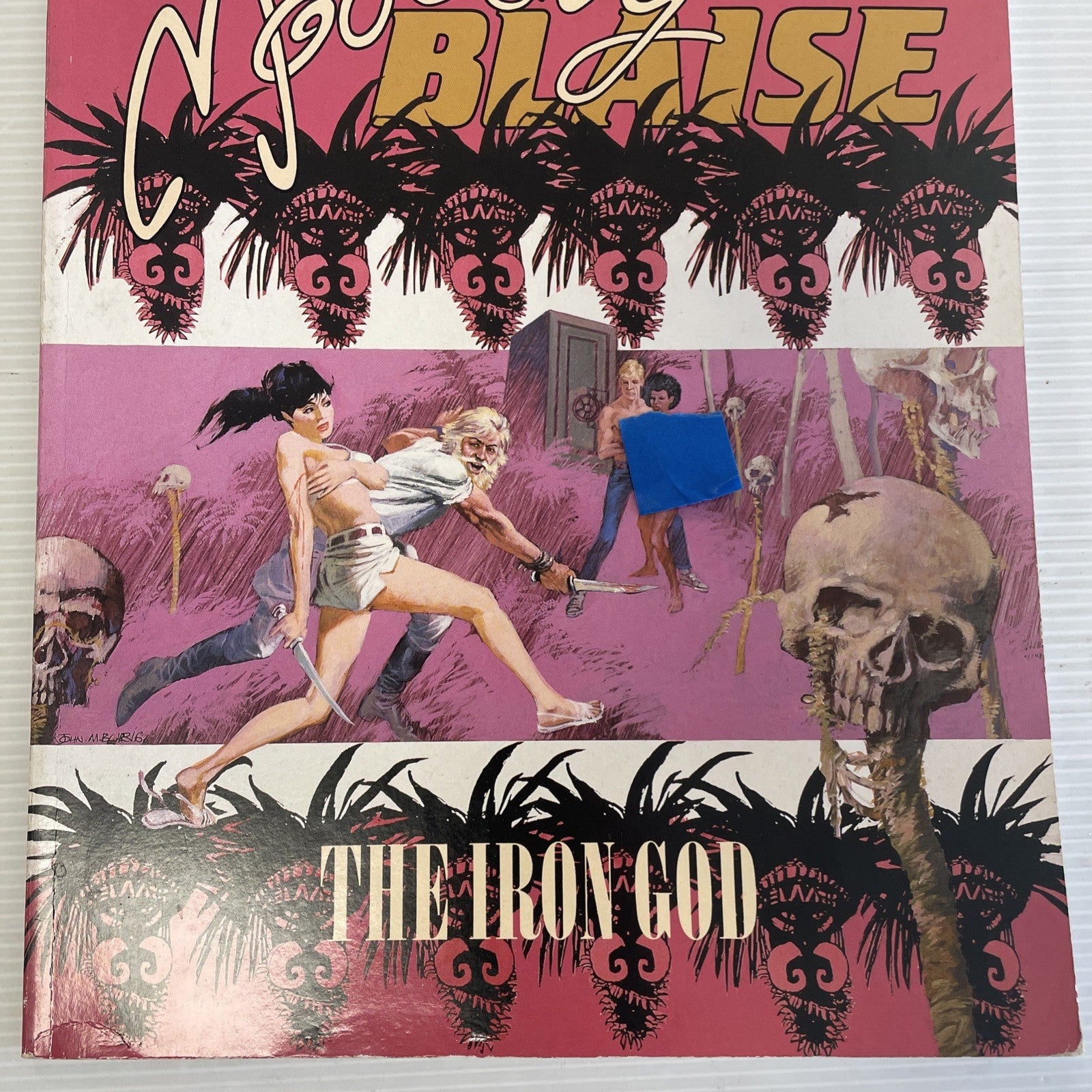 Modesty Blaise: The Iron God Titan Books 1989 Graphic Novel2