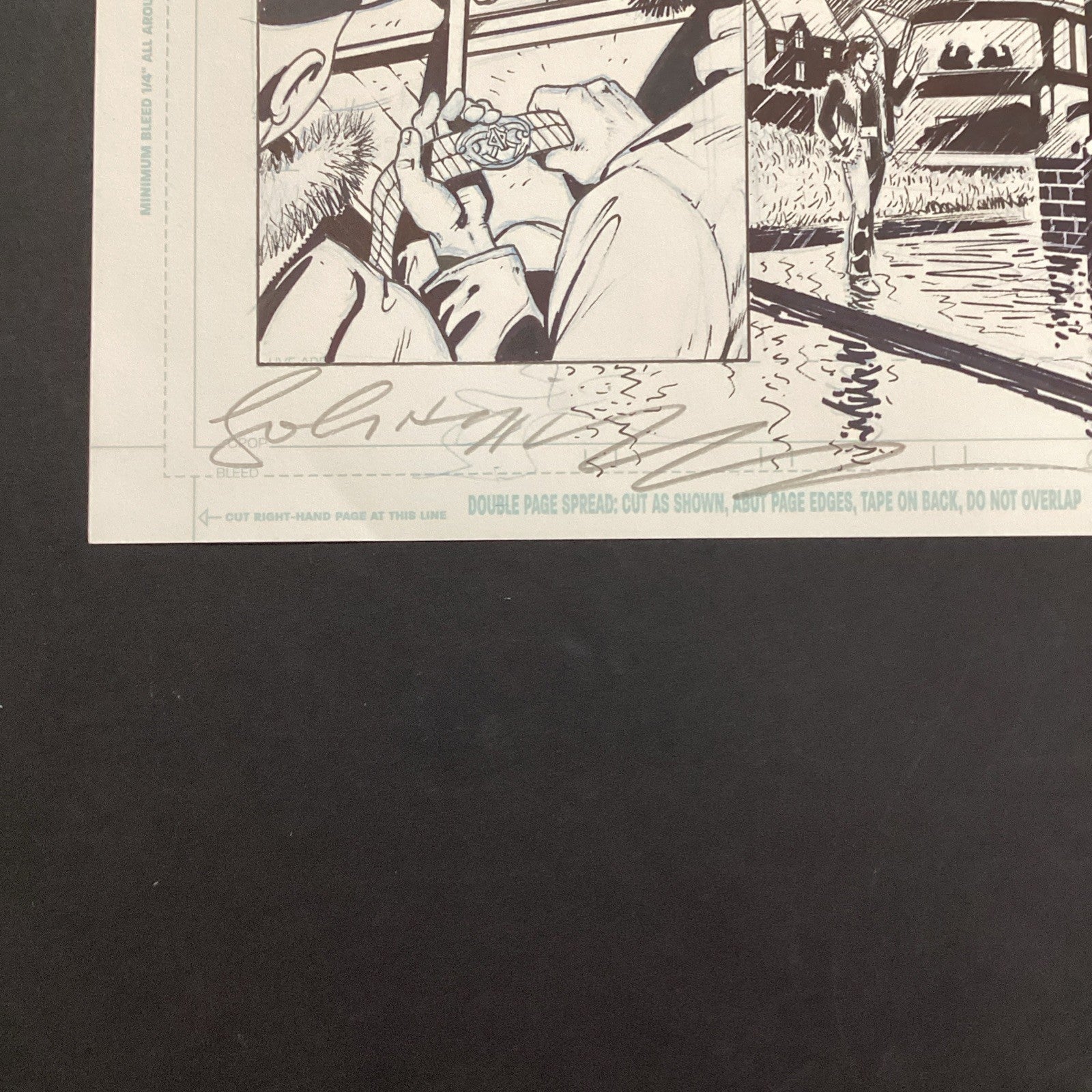 Original Artwork for Thunderbolt Jaxon #1 Page 10 By John Higgins 20063