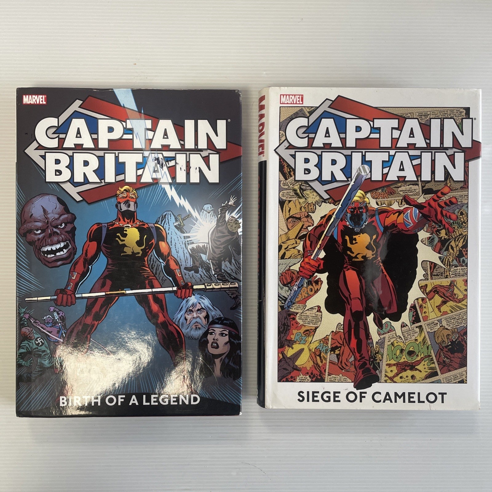 Captain Britain Vols 1 & 2 Set Birth Of A Legend, Siege of Camelot HC Graphic No0