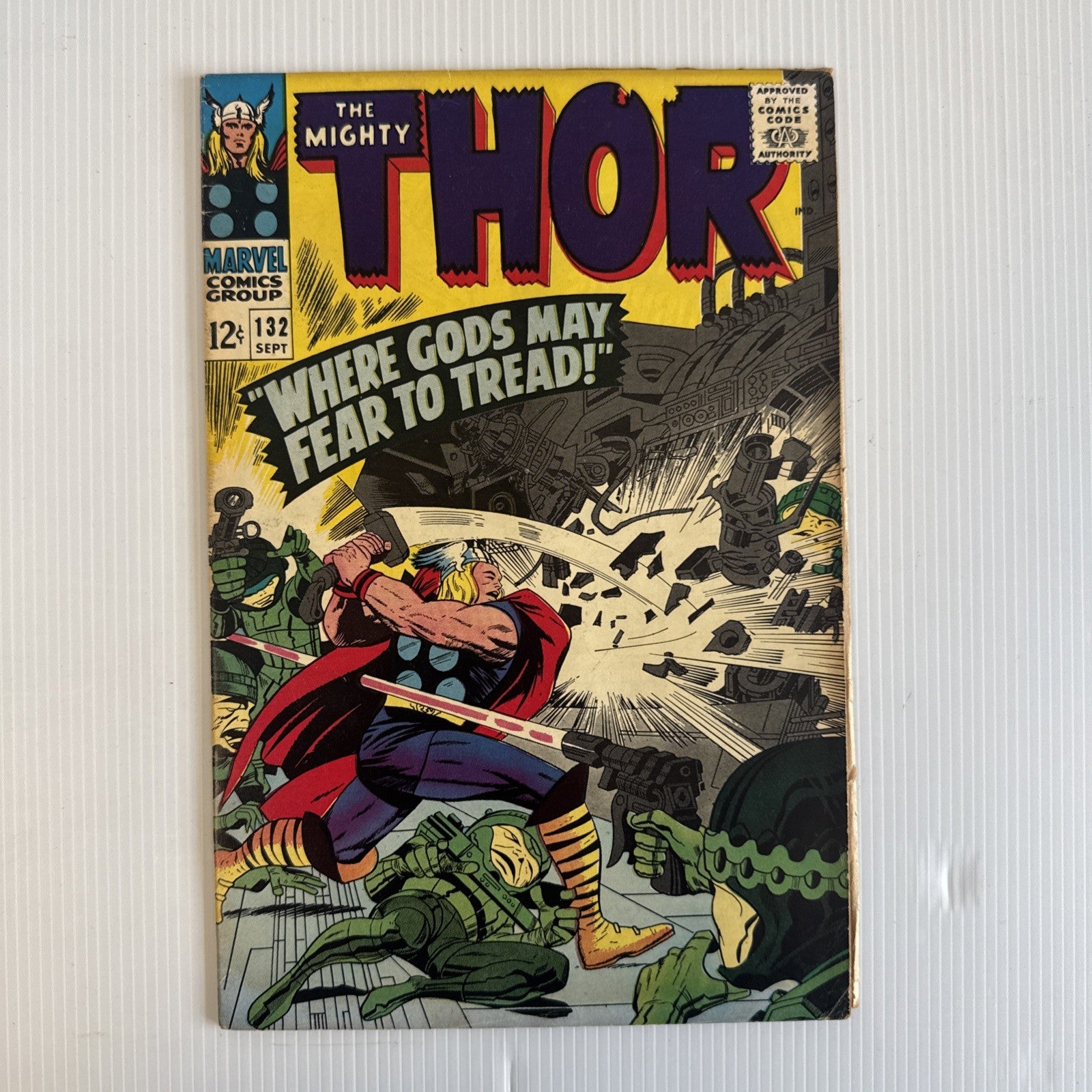 The Mighty Thor #132 1966 VG 1st Appearance of Ego the Living Planet0