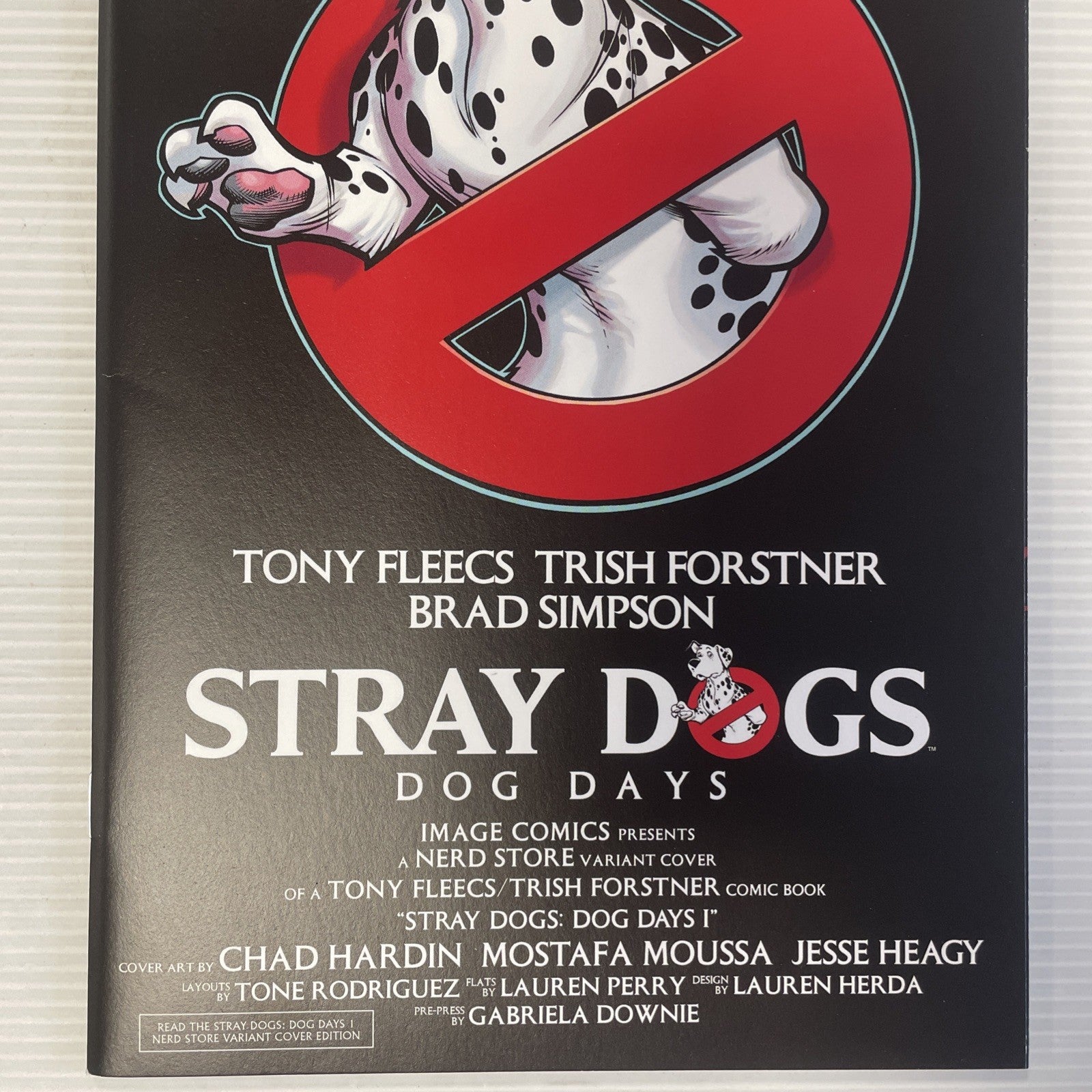 Stray Dogs Dog Days #1 2021 NM Chad Hardin Nerd Store Variant Ltd To 6662