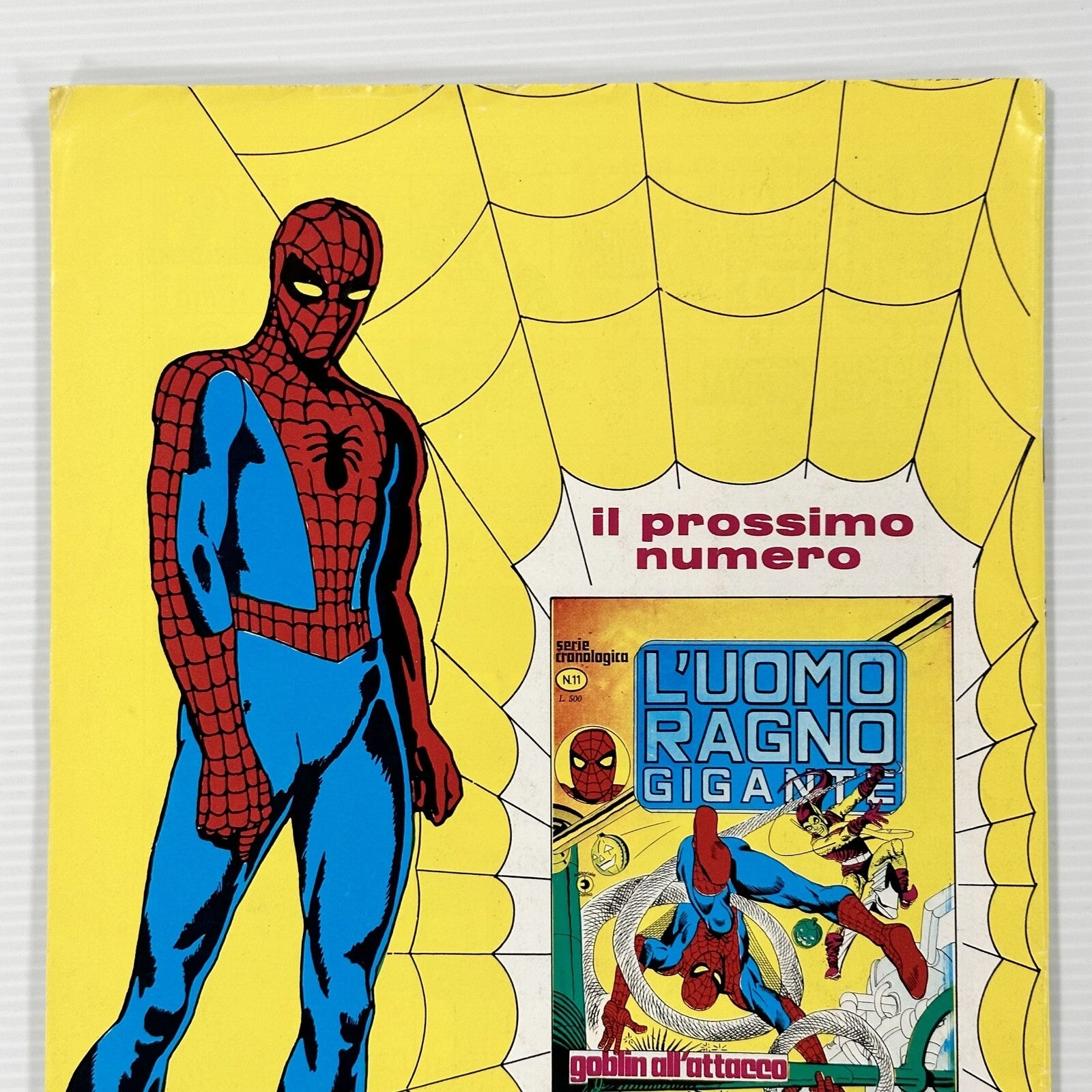 L'uomo Ragno Gigante #10 1976 Italian Spider-man FN5