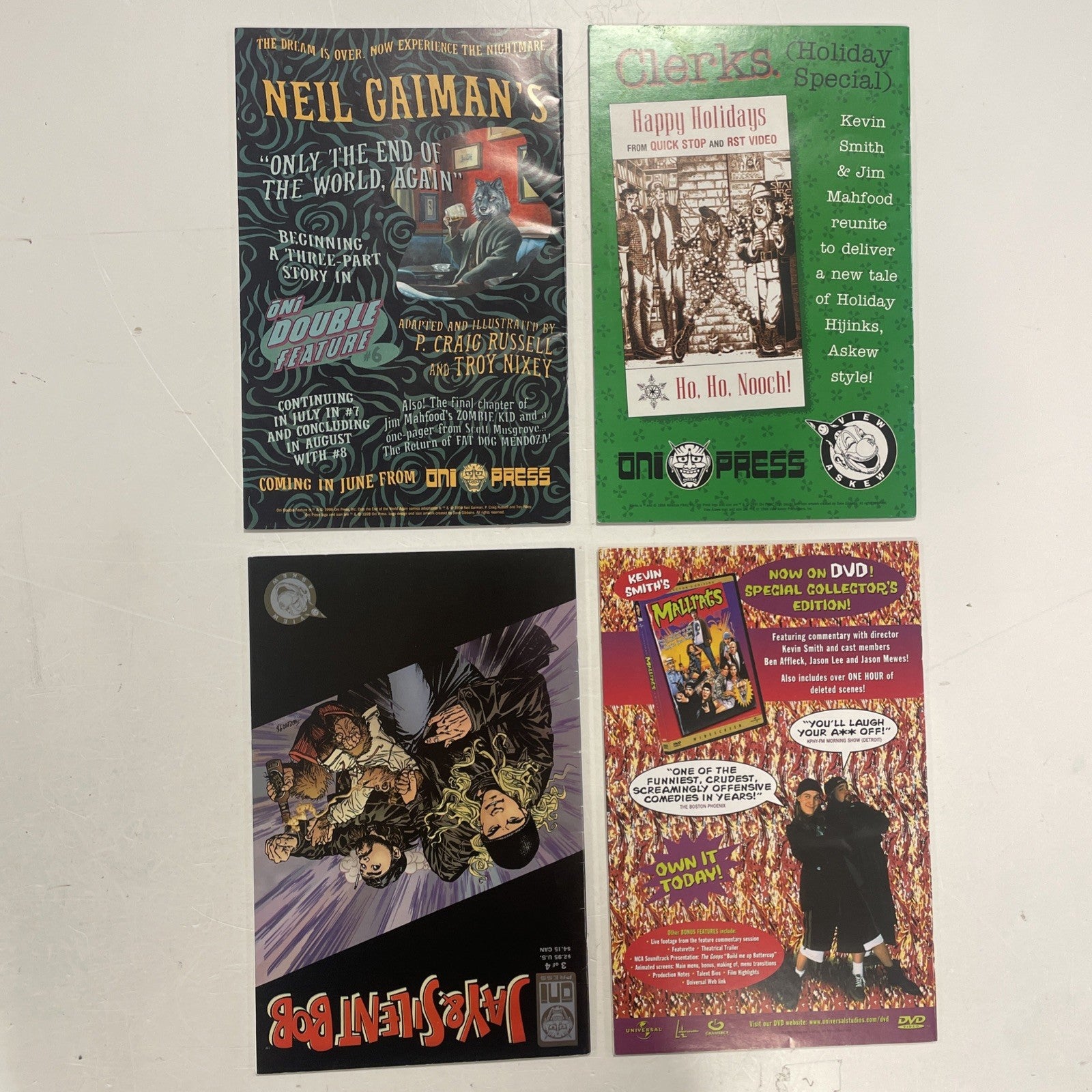 Jay and Silent Bob #1-4 1998 Mid Grades Complete Set6