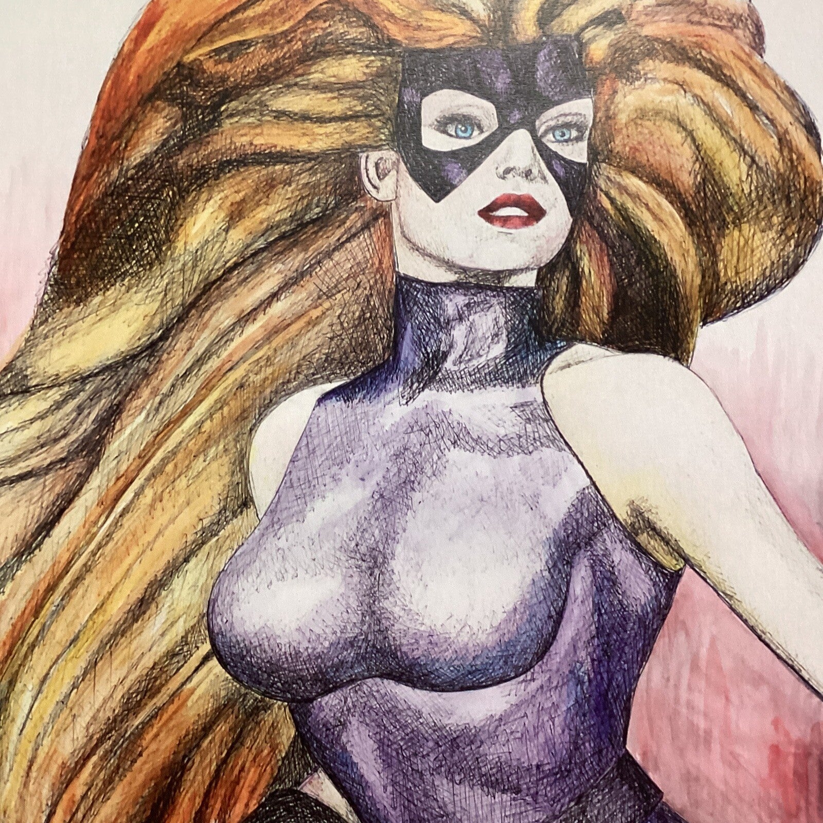 Medusa Signed Art Print by Becky Knapp3