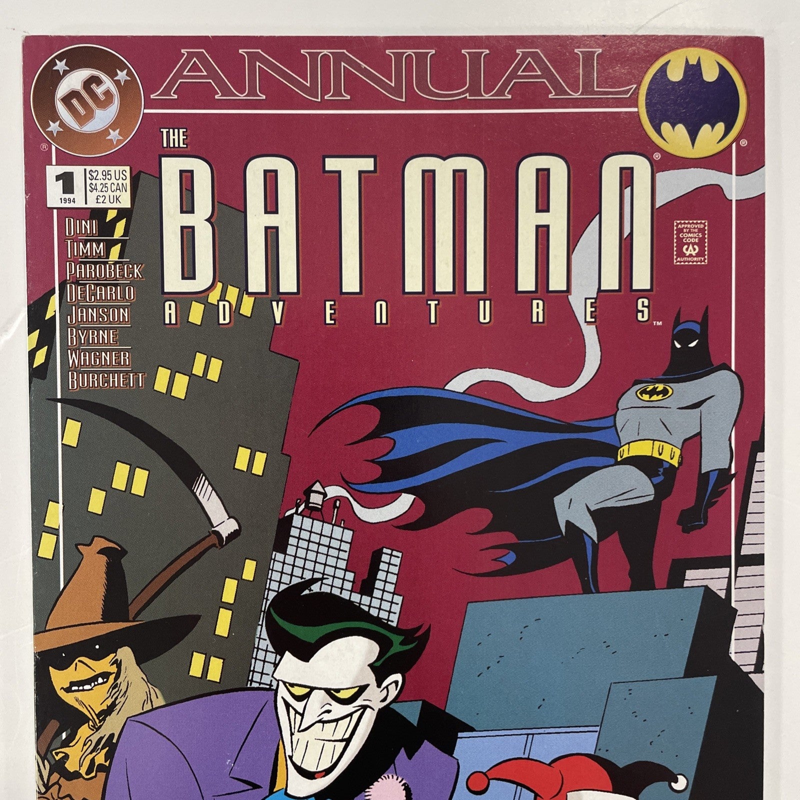 Batman Adventures Annual #1 1994 VF+ 3rd Appearance of Harley Quinn1