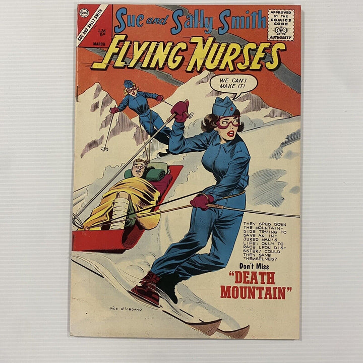 Sue and Sally Smith Flying Nurses 1962 #50 VG+ Pence copy **Rusted staples**