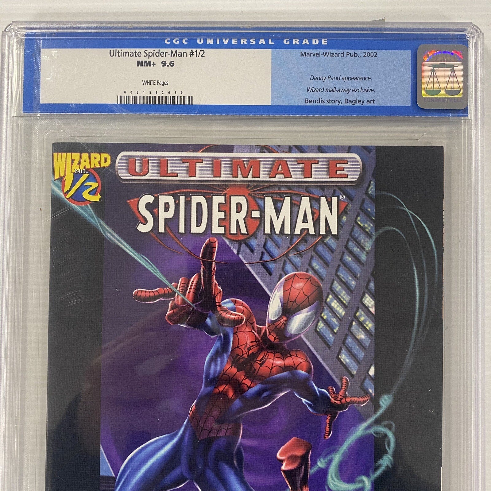 Ultimate Spider-Man Wizard #1/2 2002 CGC 9.6 Wizard Mail Away Exclusive comic (22