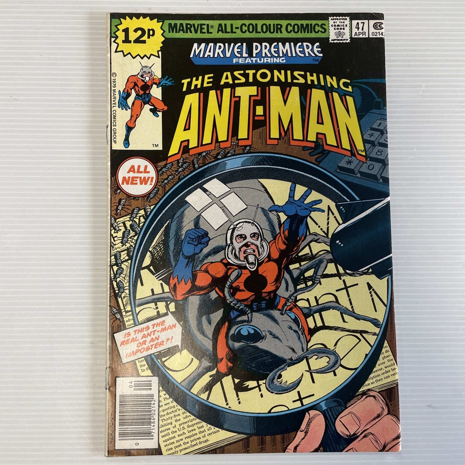 Marvel Premiere #47 1979 FN+ 1st Scott Lang as Ant Man Pence Copy0