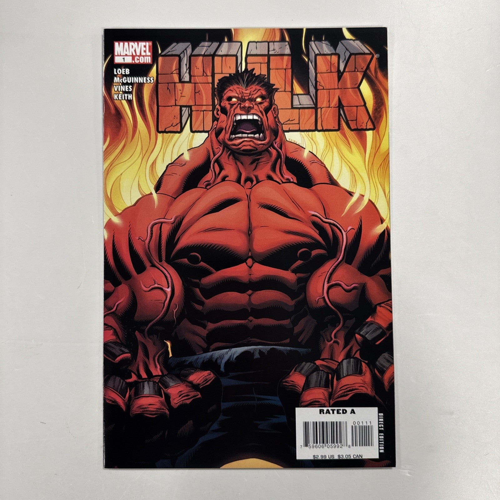 Hulk #1 2008 VF/NM 1st Appearance of Red Hulk0