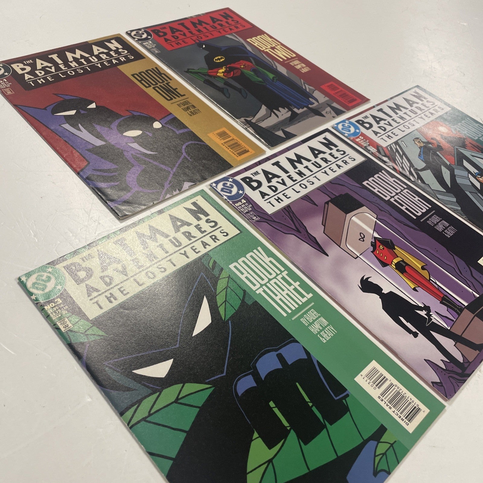 Batman Adventures The Lost Years #1-5 1998 Mid Grades Complete Set6
