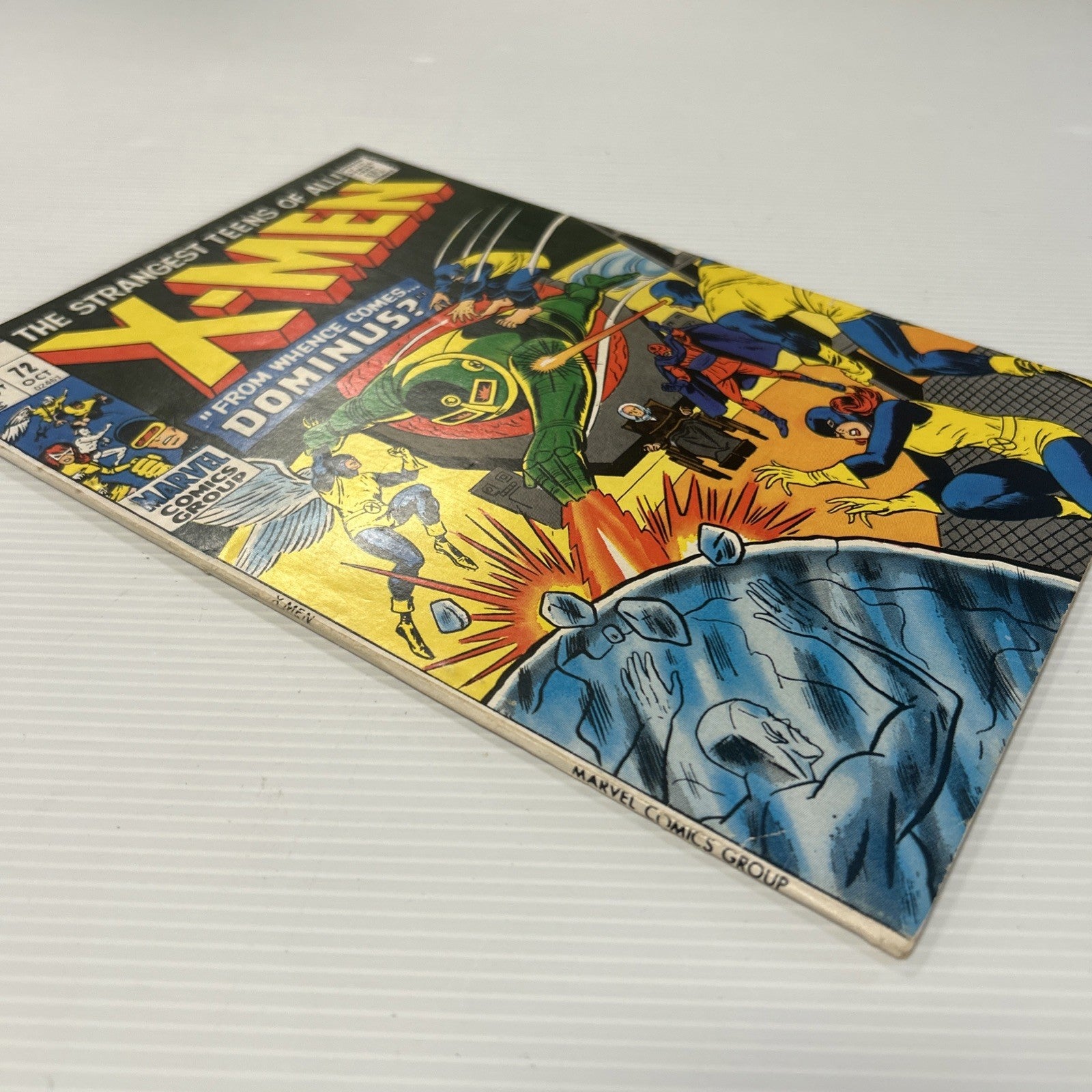 X-Men #72 1971 VG/FN Pence Stamp3