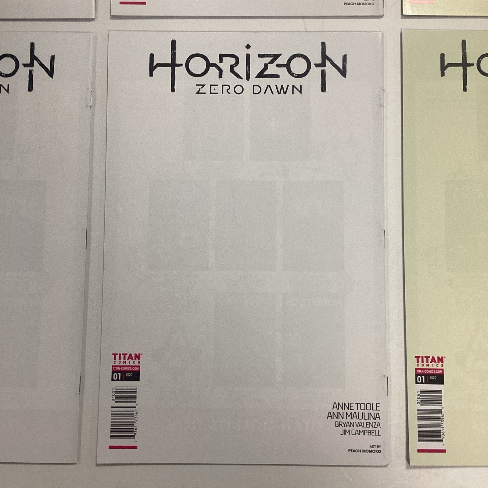 Horizon Zero Dawn #1 2020 NM 6x Peach Momoko NYCC & SDCC Trade, Virgin & Sketch12