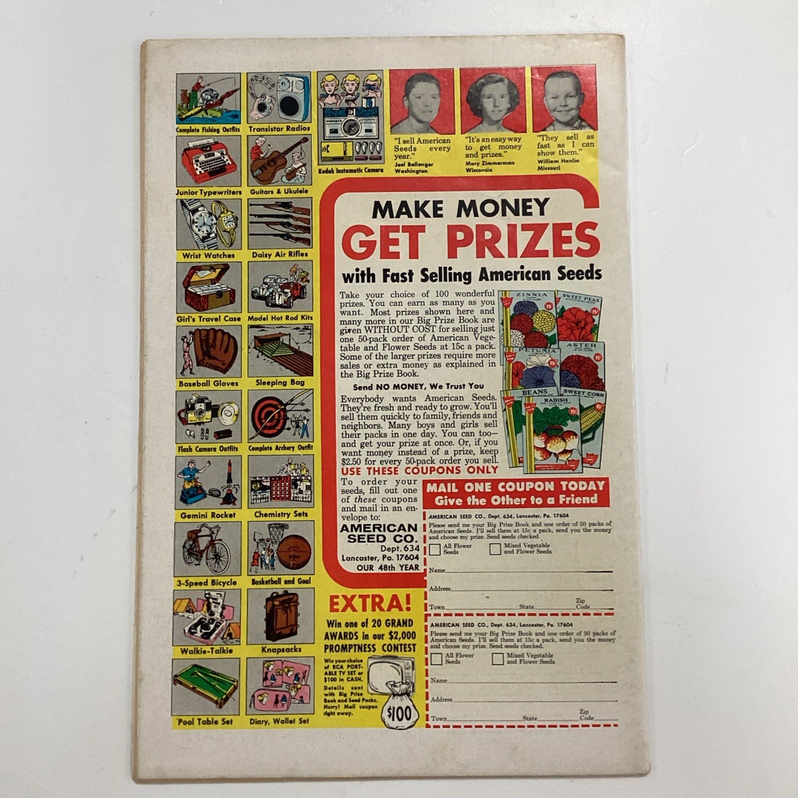 Action Comics #335 1966 VG Pence Stamp8