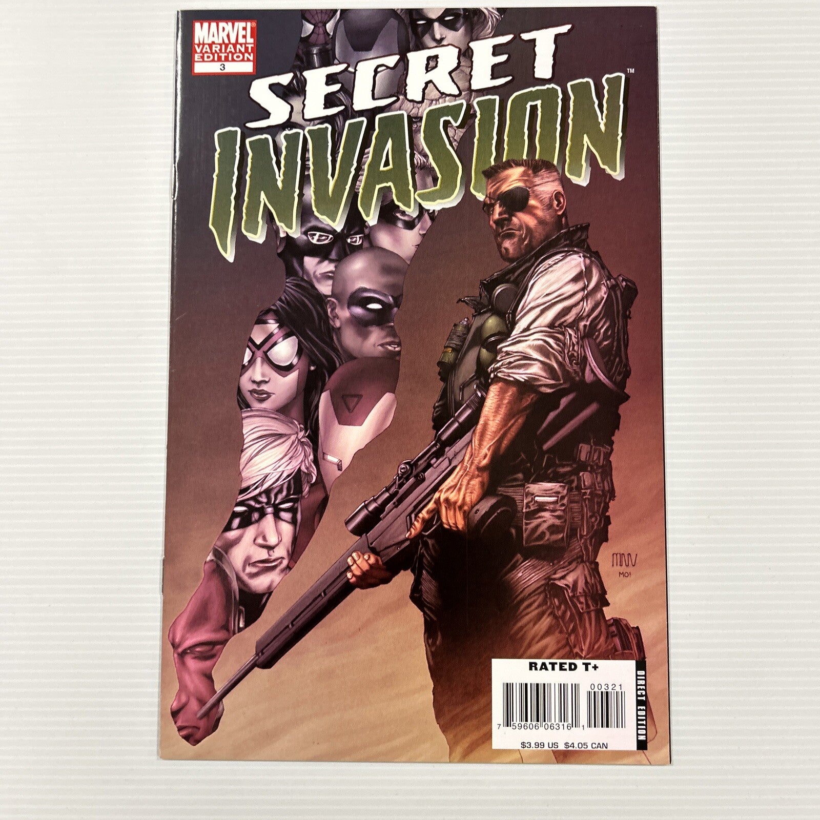 Secret Invasion #1-4 2008 NM Leinil Yu & More Variants12