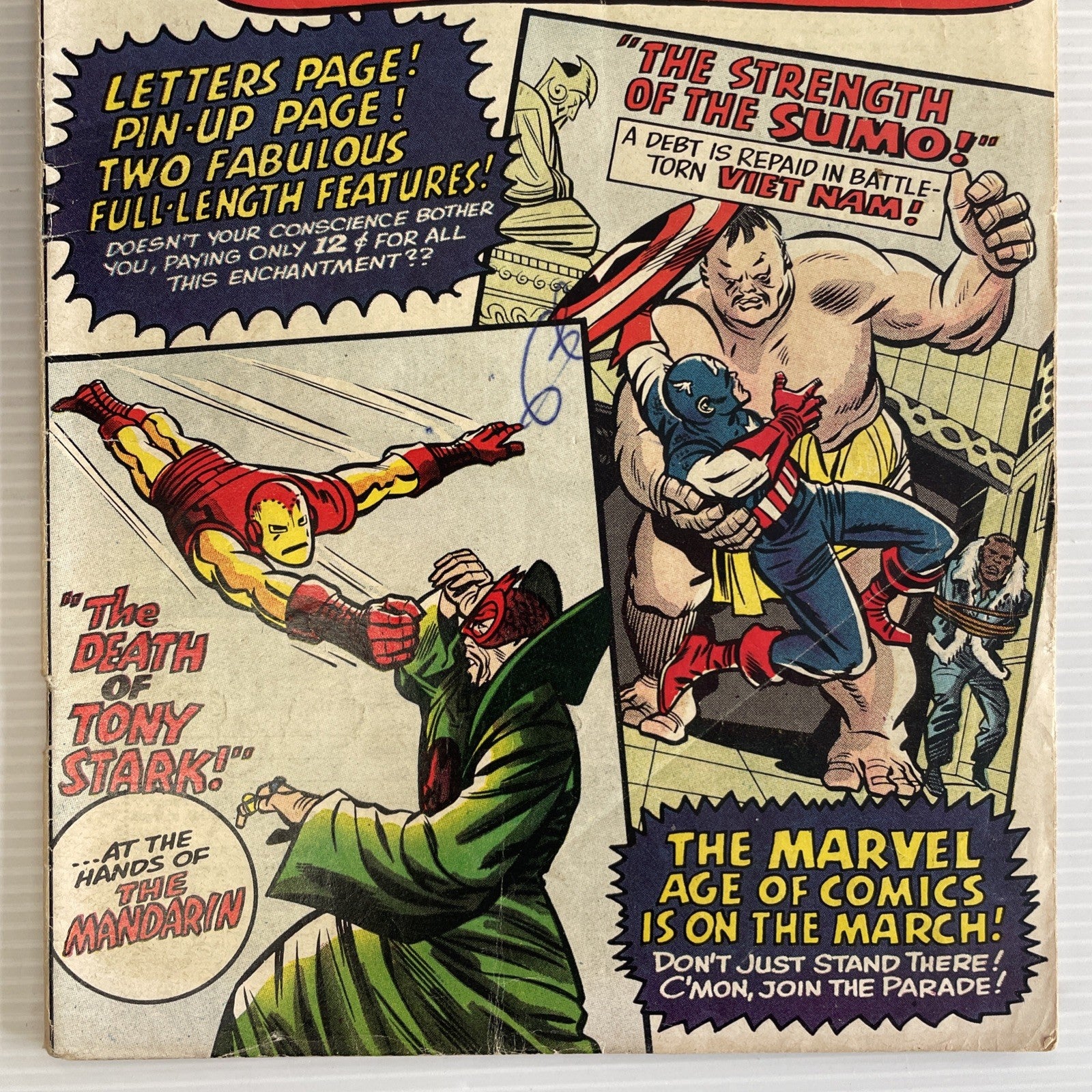 Tales of Suspense #61 1965 GD/VG **Pen on front cover, damage to rear cover2