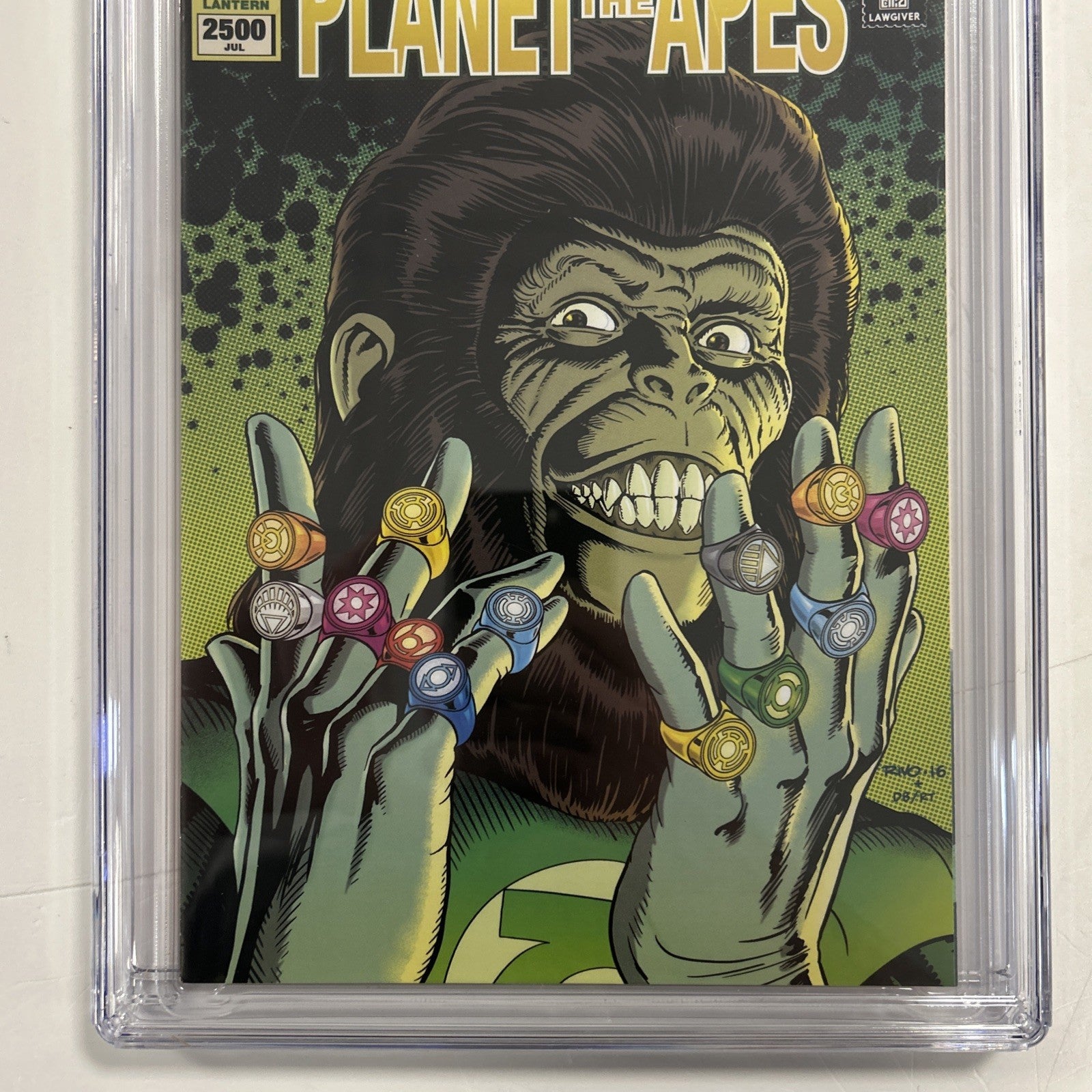 Planet of the Apes/Green Lantern #6 2017 CGC 9.8  Rivoche 1:20 Variant2