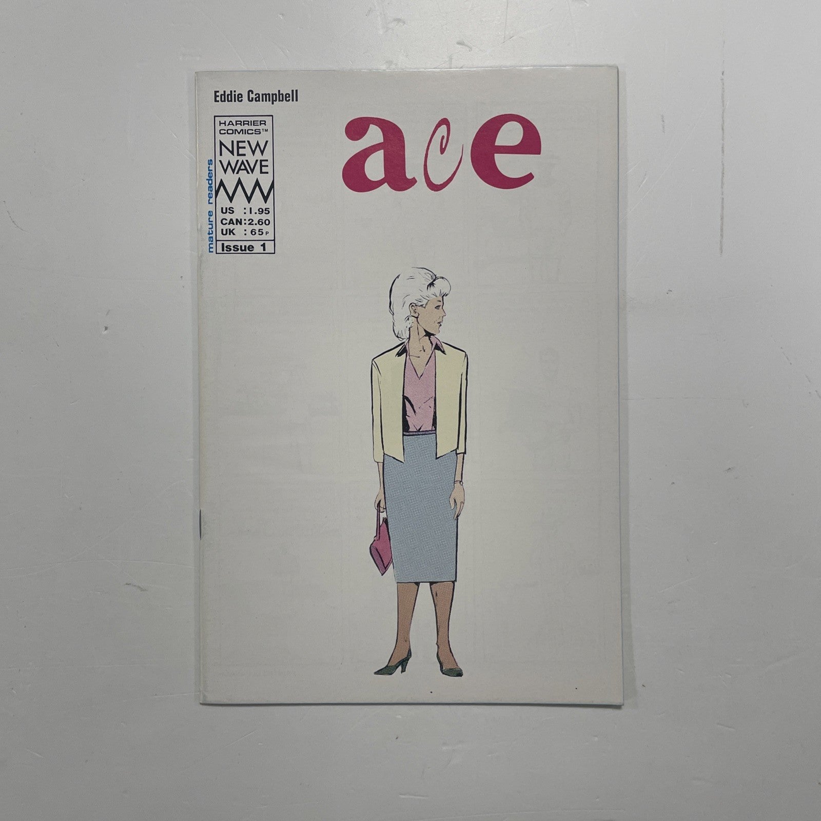 Ace #1 1988 VF By Eddie Campbell, Harrier Comics New Wave0