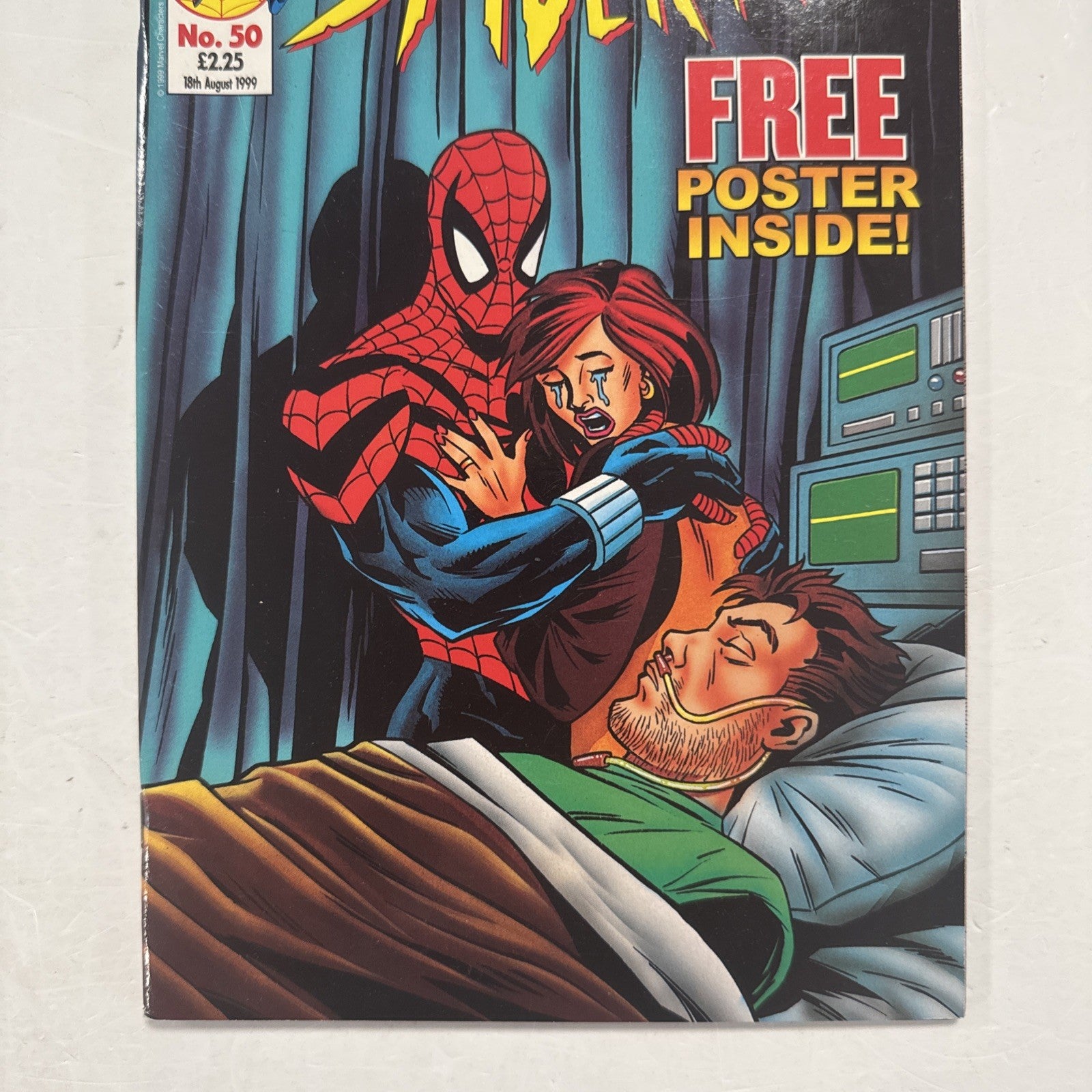 Astonishing Spider-Man #50 1999 VF UK Marvel Panini Inc. Free Gift Poster2