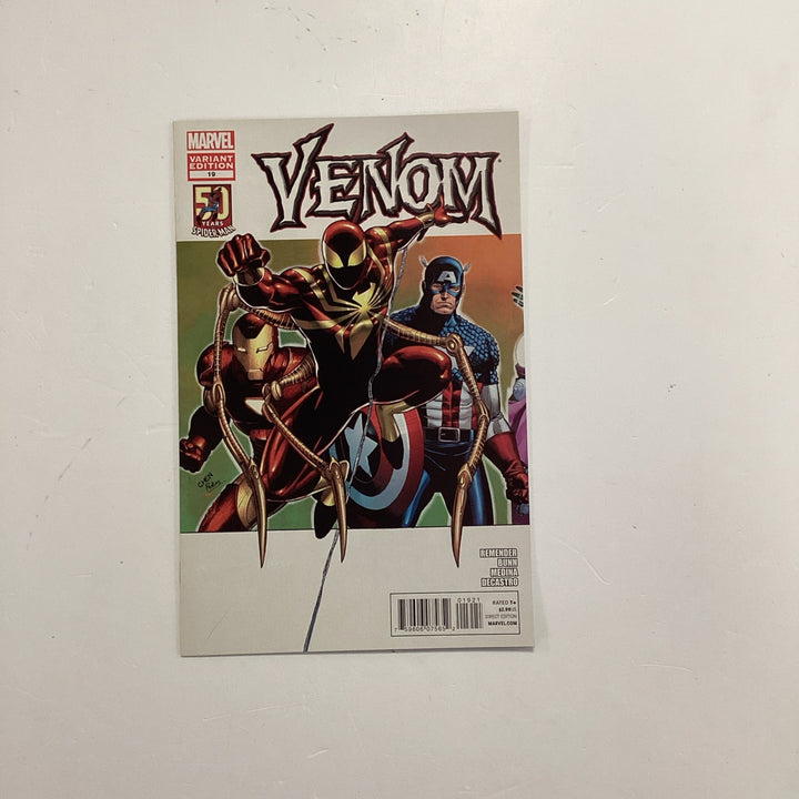 Venom #19 2012 VF/NM Sean Chen Amazing Spider-man Motion Variant0