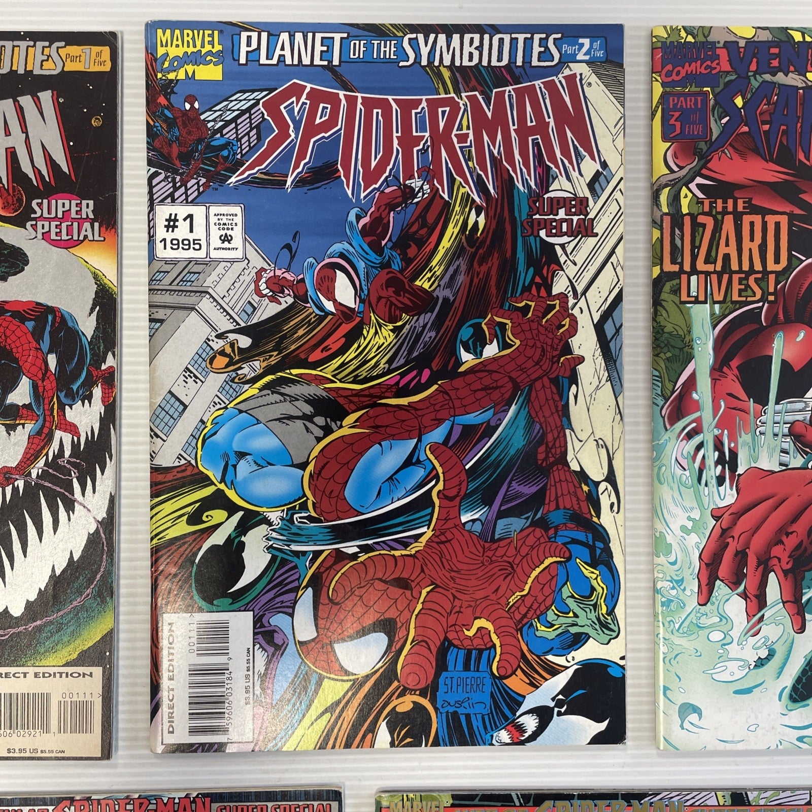 Spider-Man Super Special Planet of the Symbiotes #1-5 1995 Mid-Grades9