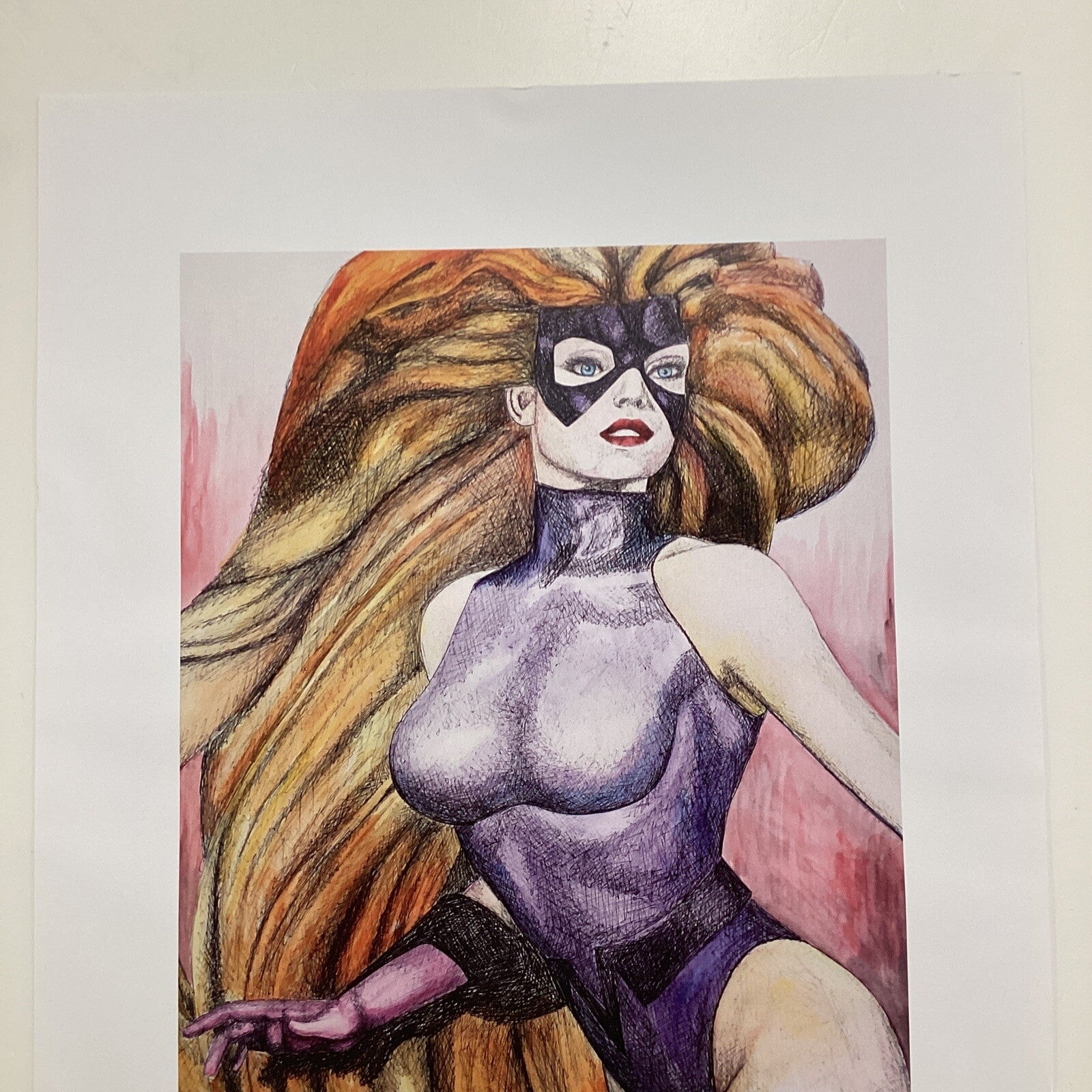 Medusa Signed Art Print by Becky Knapp1
