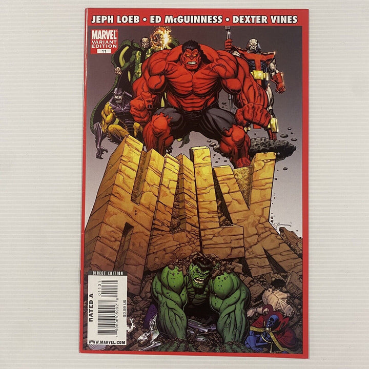 Hulk #11 2009 NM Art Adams 1:15 Retailer Incentive Variant