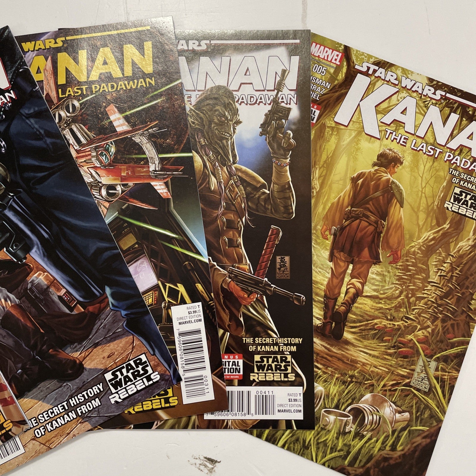 Star Wars Kanan #1-5 2015 High Grade Comics The Last Padawan Complete Set7