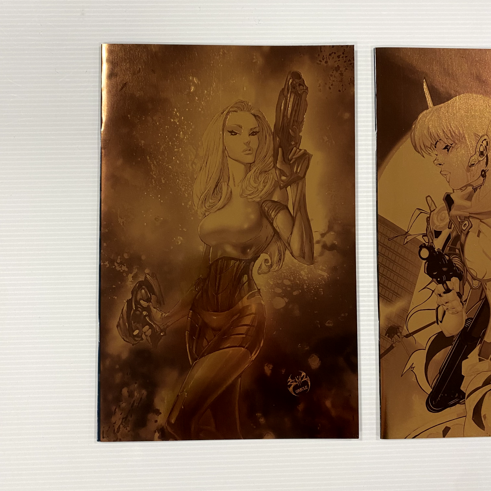 Cyber Spectre #1-5 Kickstarter Exclusive Oracle Gold Foil Cover Scout Comics NM4