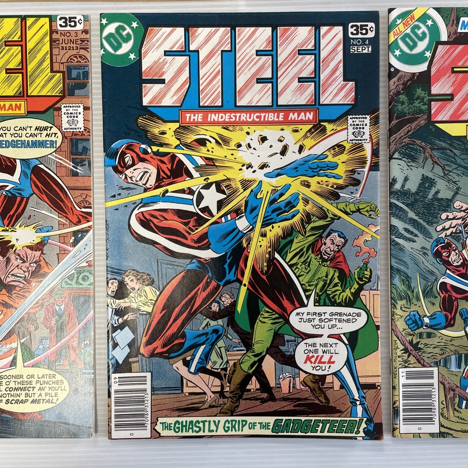 Steel The Indestructible Man #1-5 1978 VF/NM4