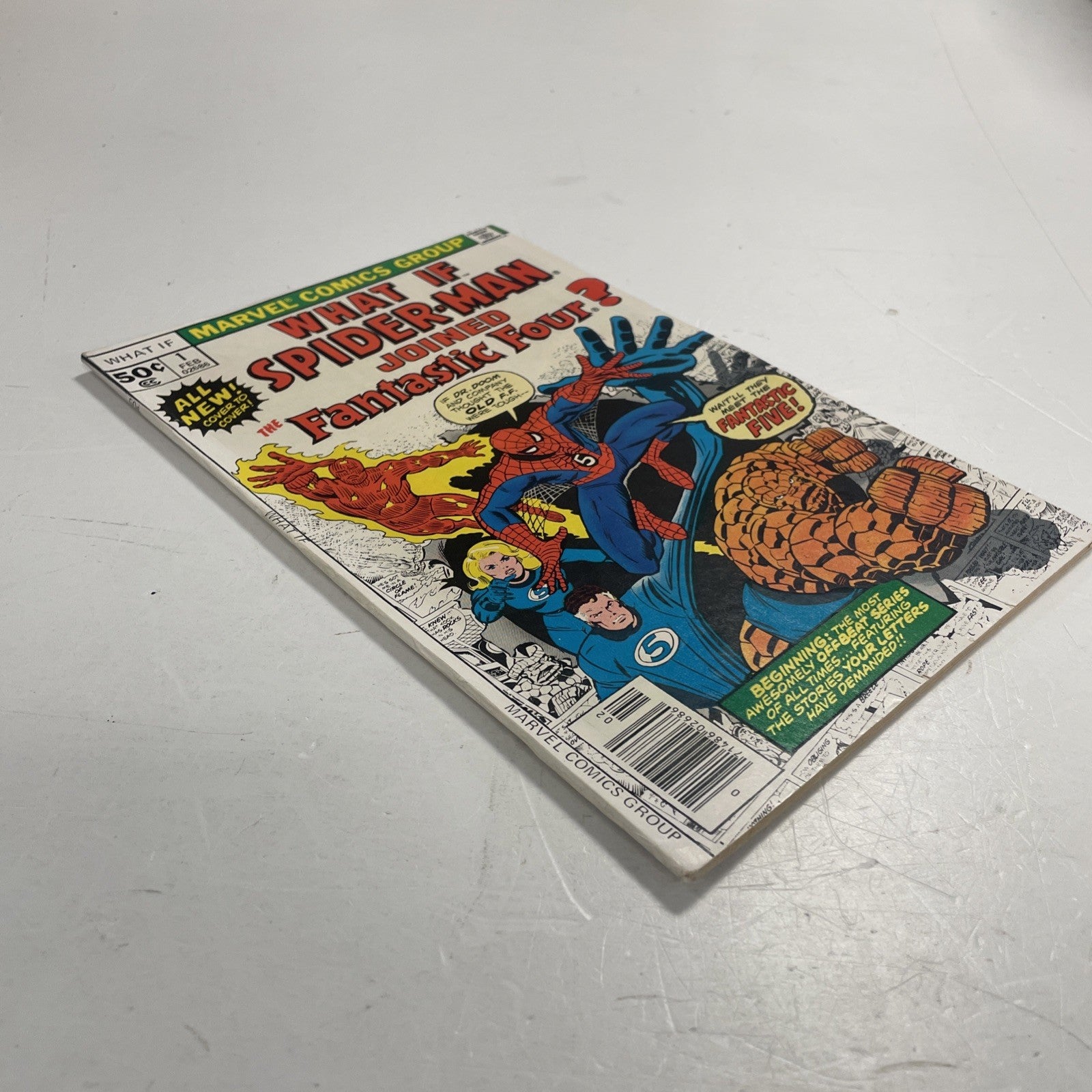 What If? #1 1977 FN+  Spider-Man Joined The Fantastic Four3