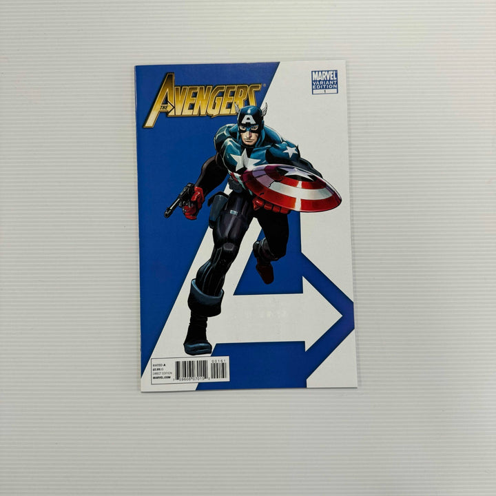 Avengers #1 2010 NM Romita Jr Variant 1:75 1st Cameo of Azari T'challa0