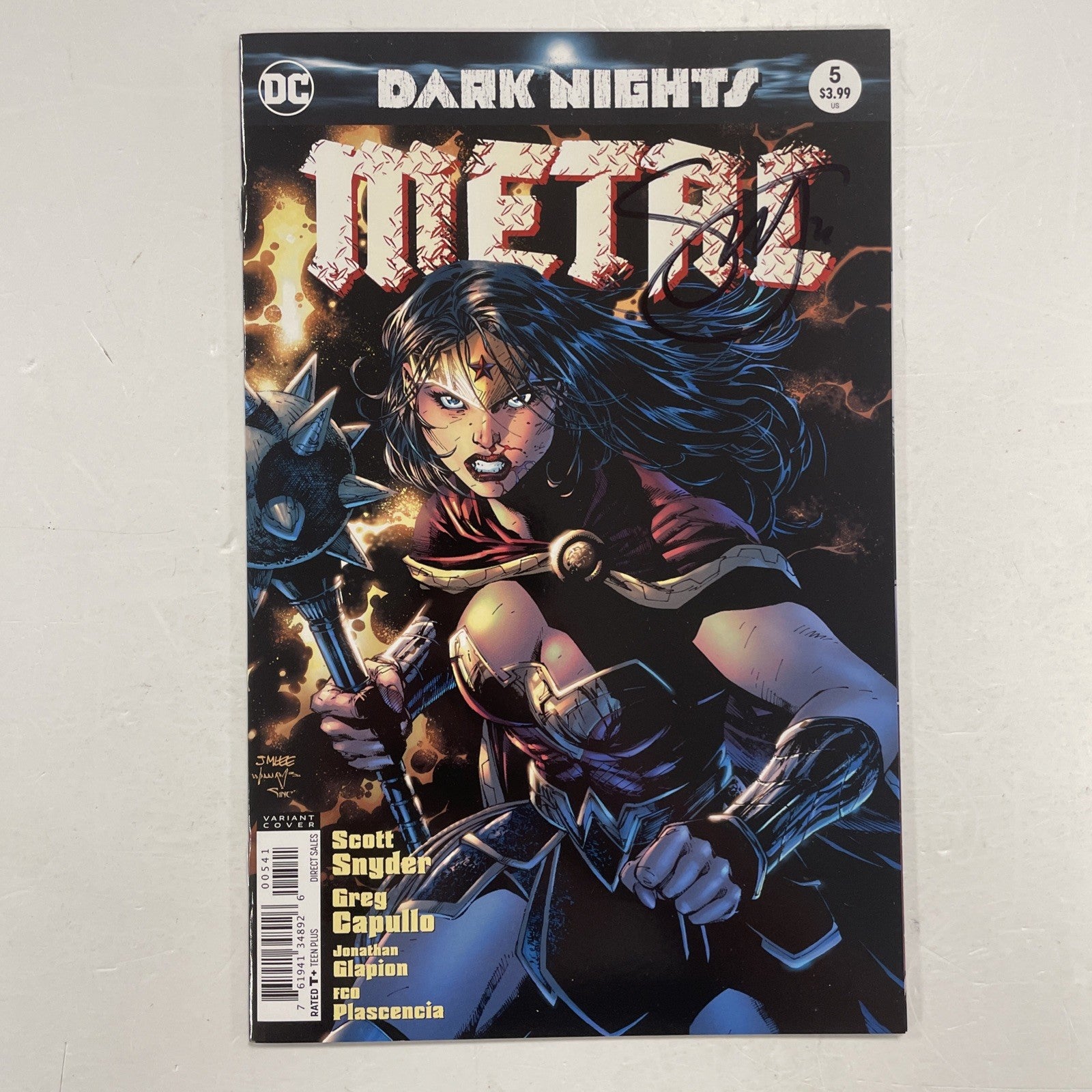 Dark Knights Death Metal #5 2018 NM Signed Scott Snyder *signed at Thoughtbubble0